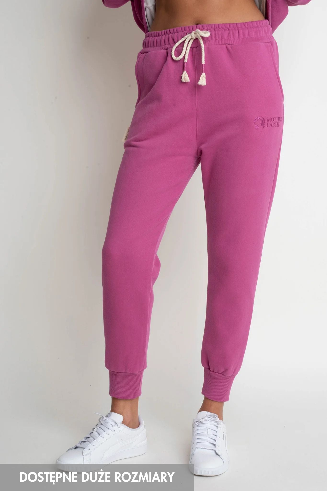 SPODNIE DRESOWE TYPU JOGGER 2nd DROP RÓŻOWE - BEGERA