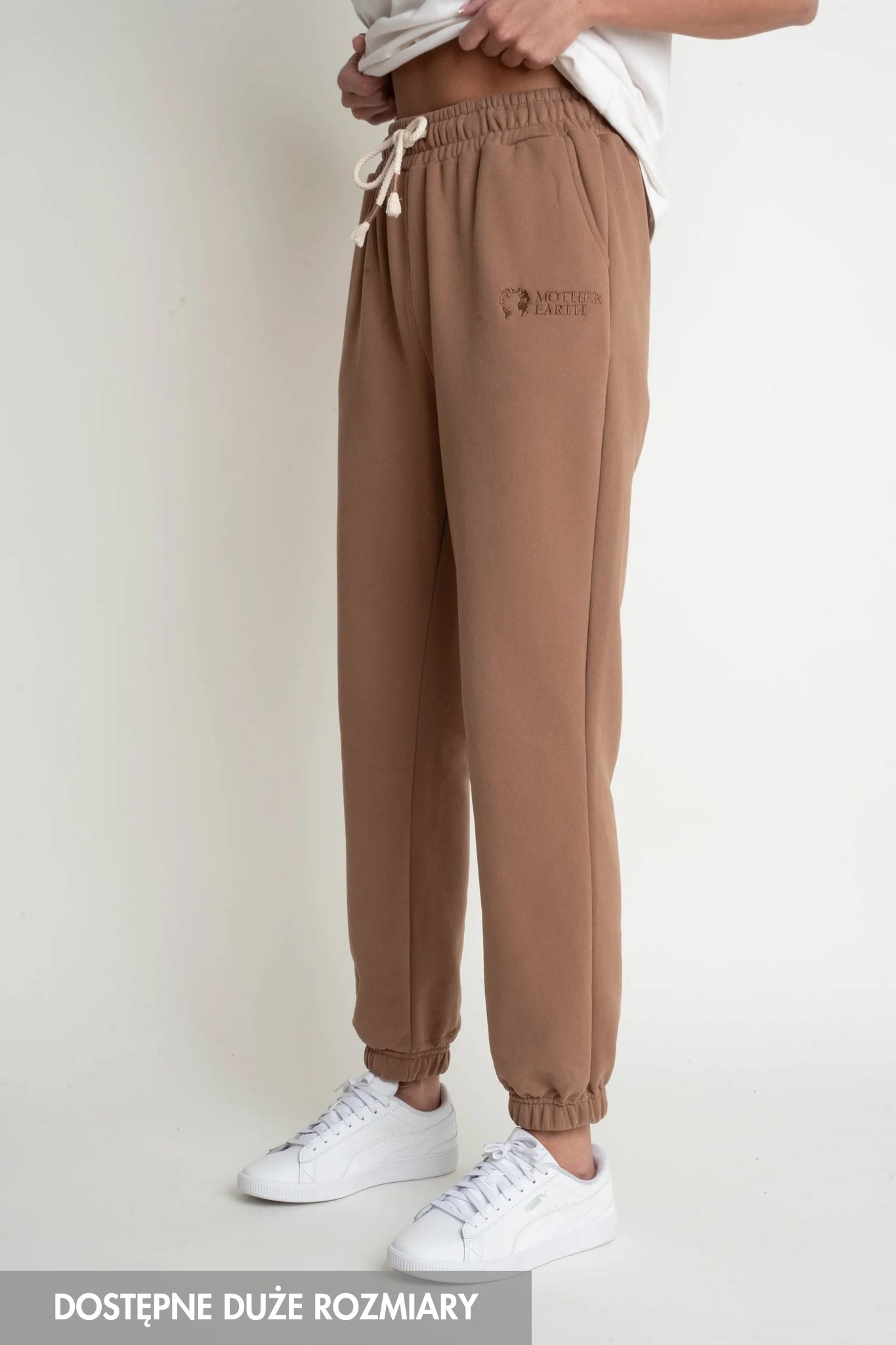 SPODNIE DRESOWE REGULAR FIT 2nd DROP BRĄZOWE - MILOS