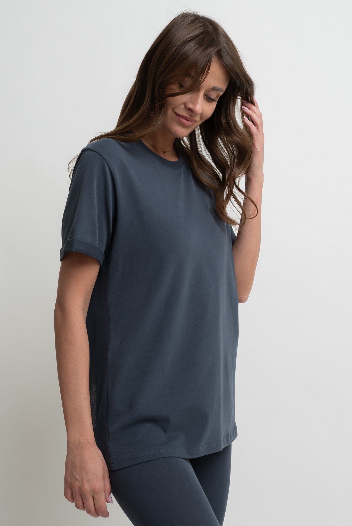 T-SHIRT DAMSKI GRAFITOWY - MORAINE