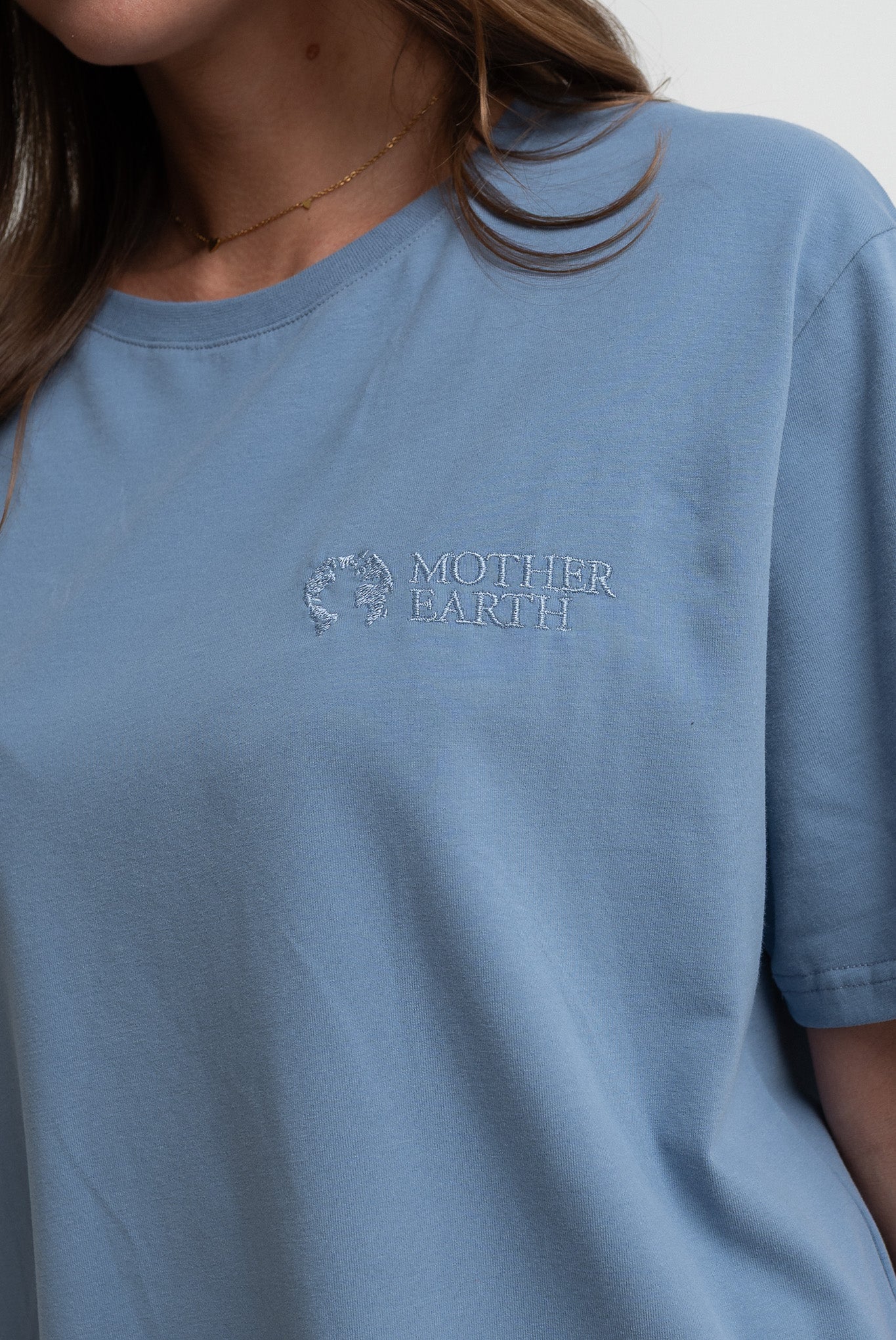 OVERSIZE T-SHIRT DARK BLUE - HURON