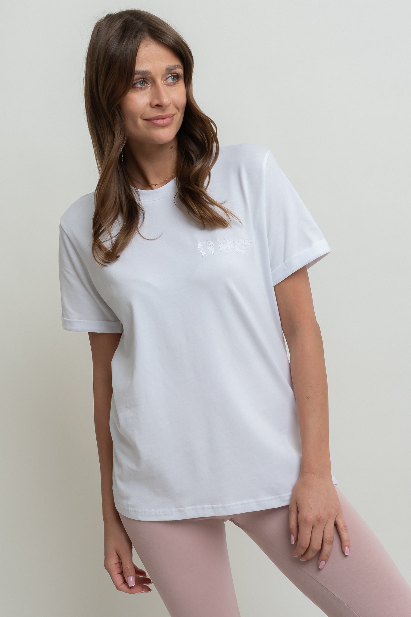 T-SHIRT DAMSKI BIAŁY- MORAINE