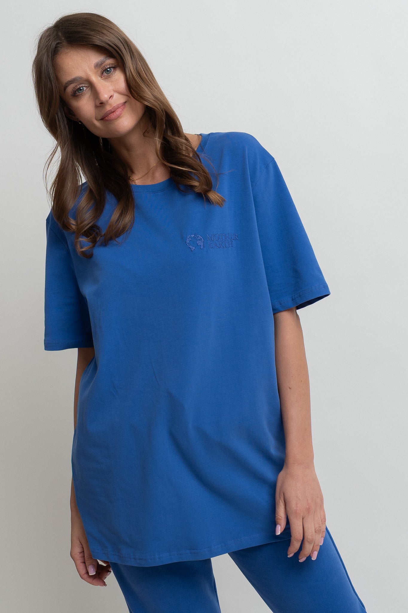 T-SHIRT OVERSIZE CHABROWY- HURON