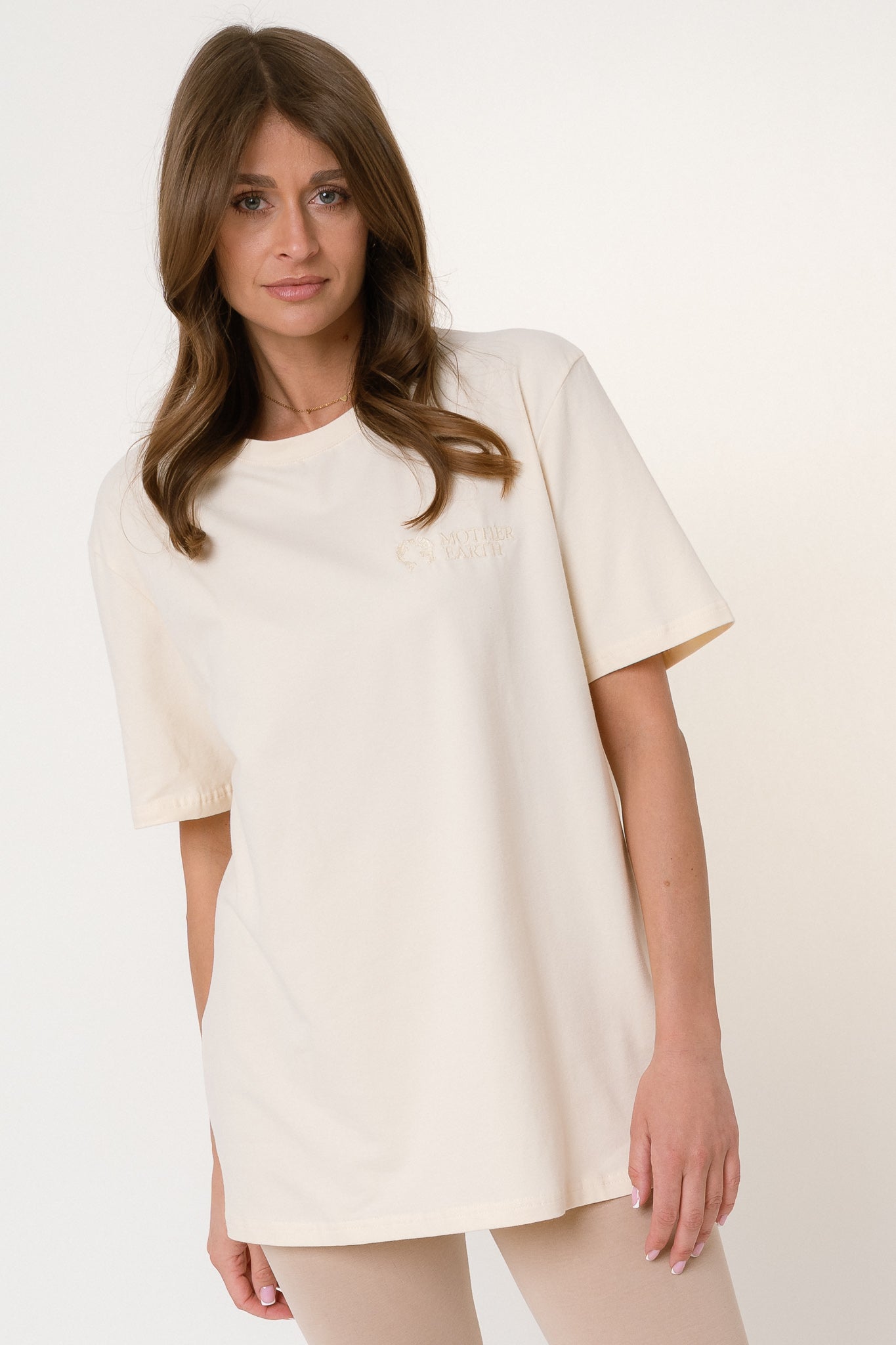 T-SHIRT OVERSIZE ECRU- HURON