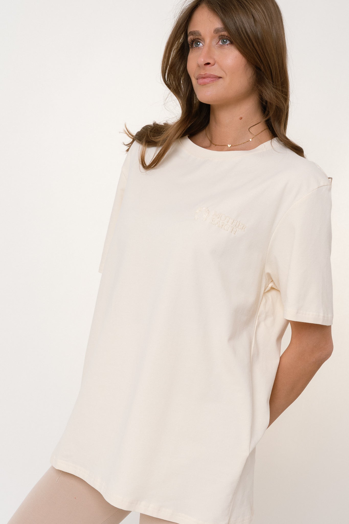 T-SHIRT OVERSIZE ECRU- HURON