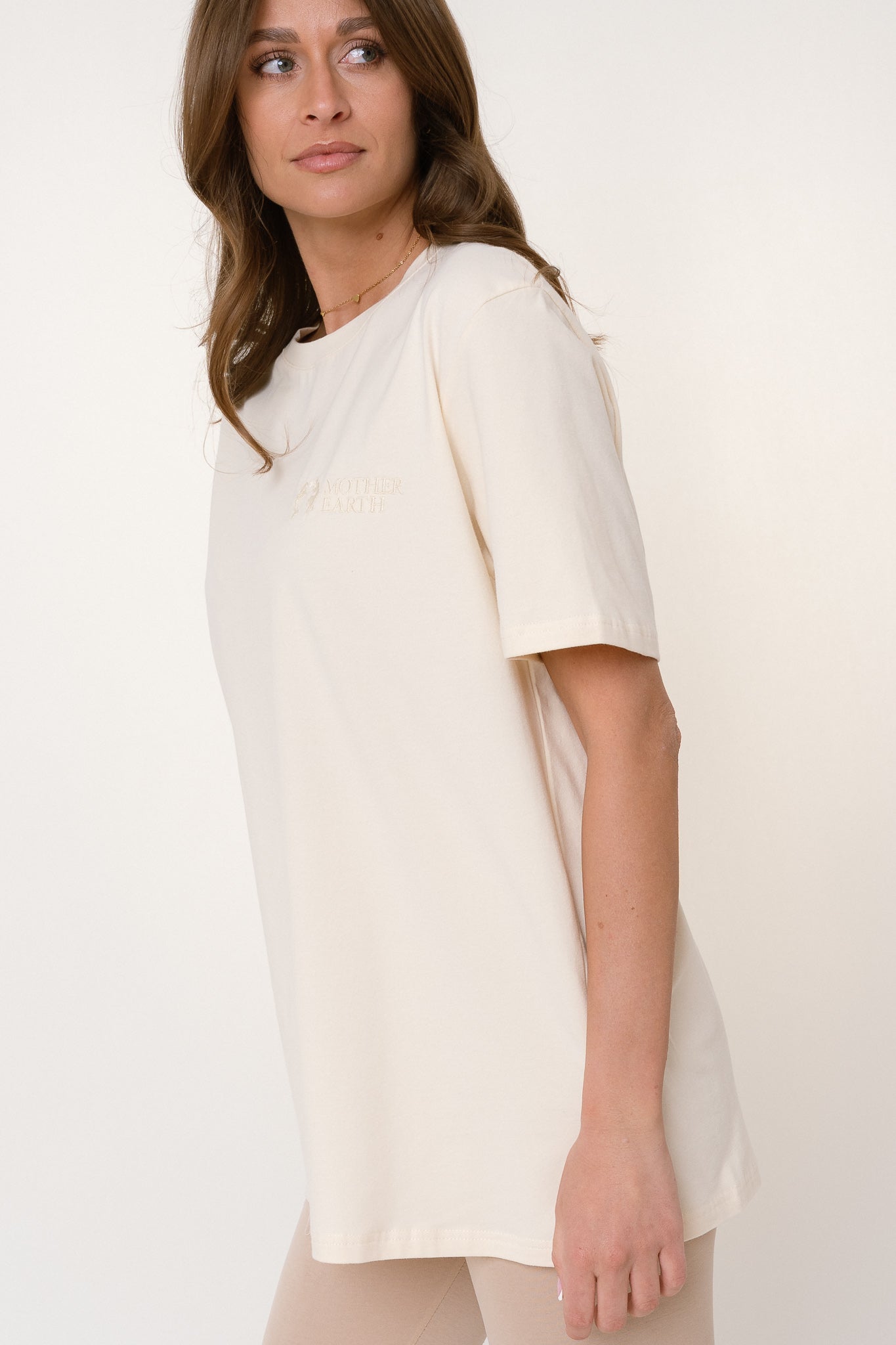 T-SHIRT OVERSIZE ECRU- HURON
