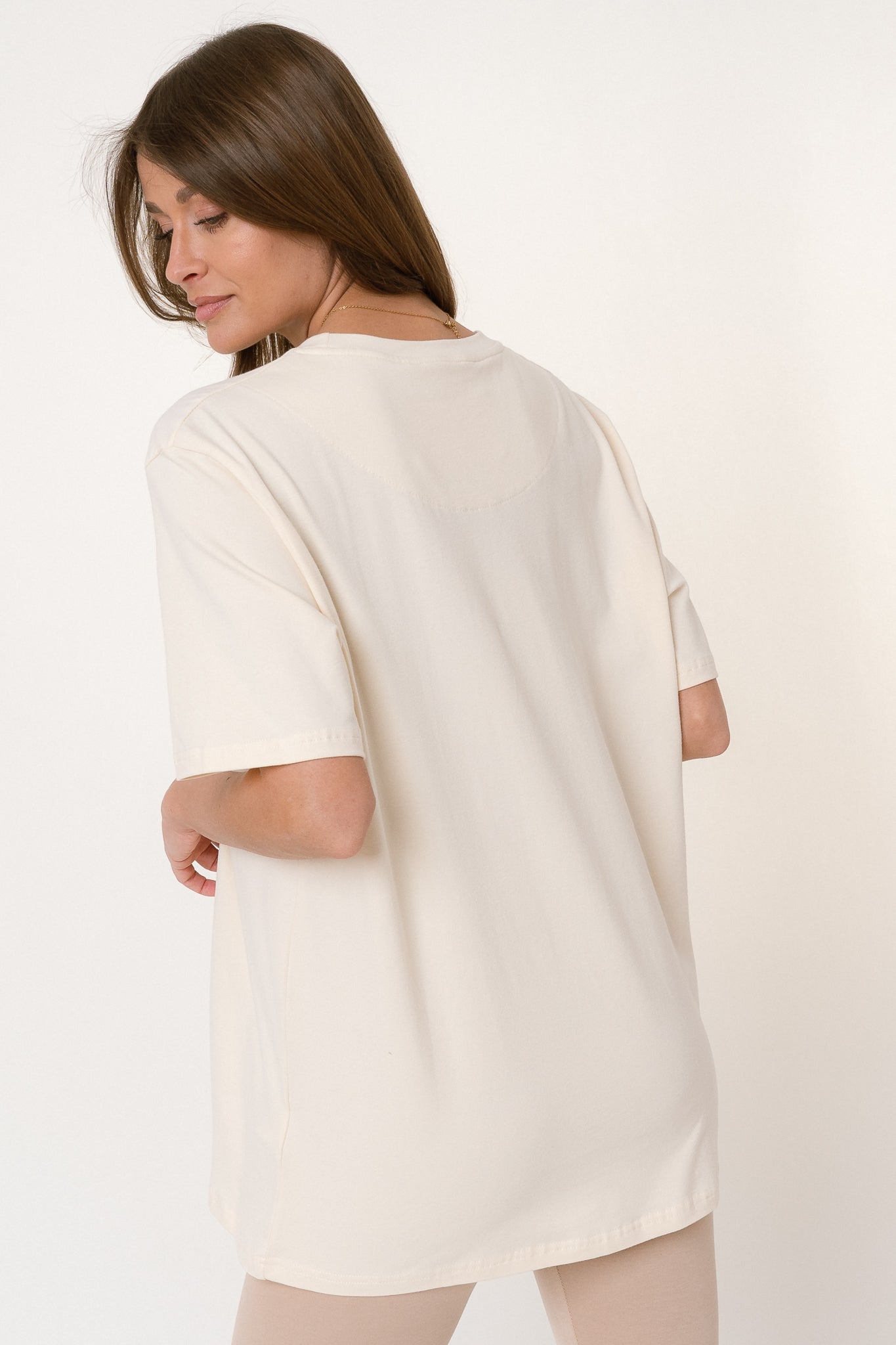 T-SHIRT OVERSIZE ECRU- HURON