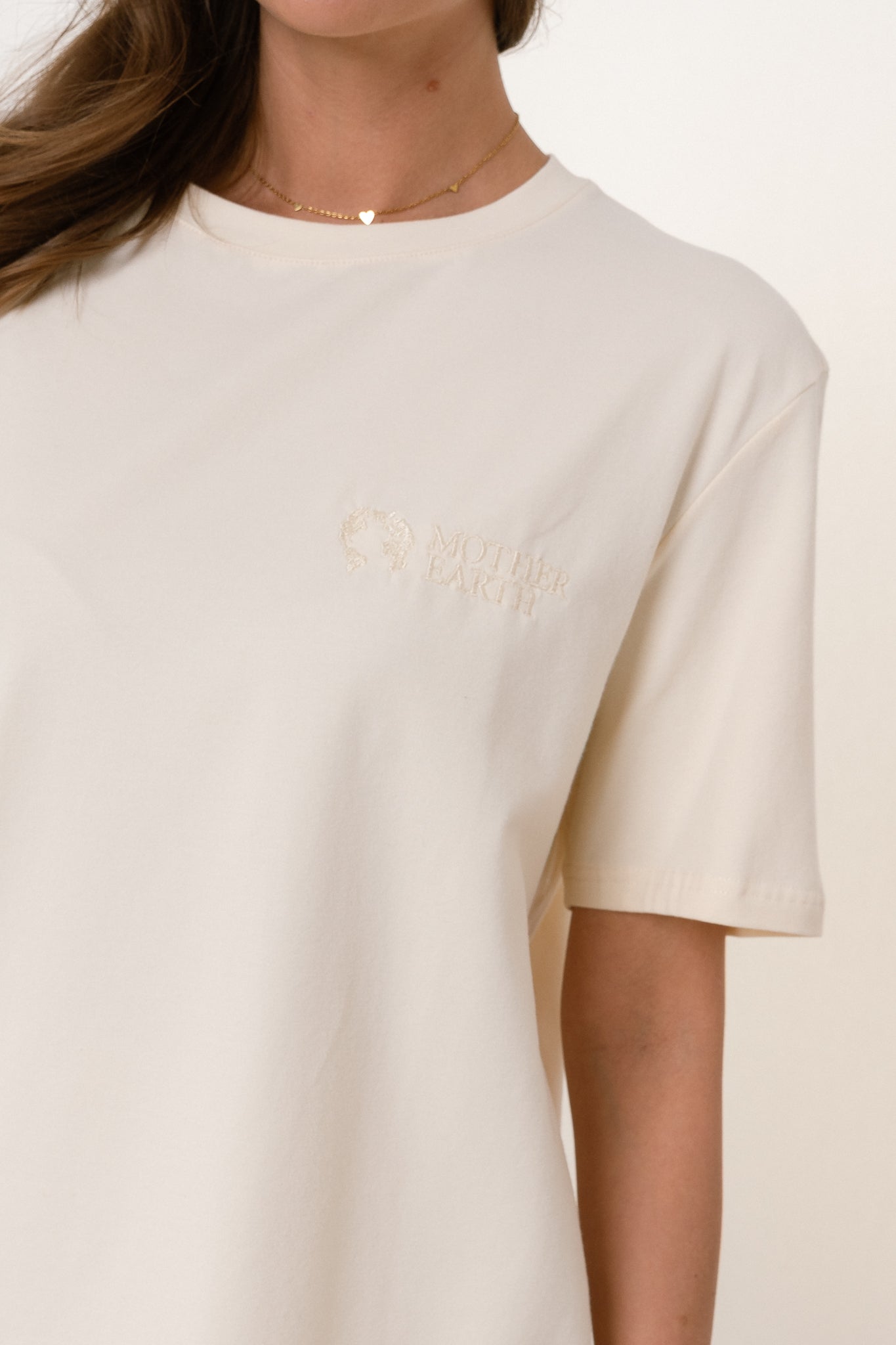 T-SHIRT OVERSIZE ECRU- HURON