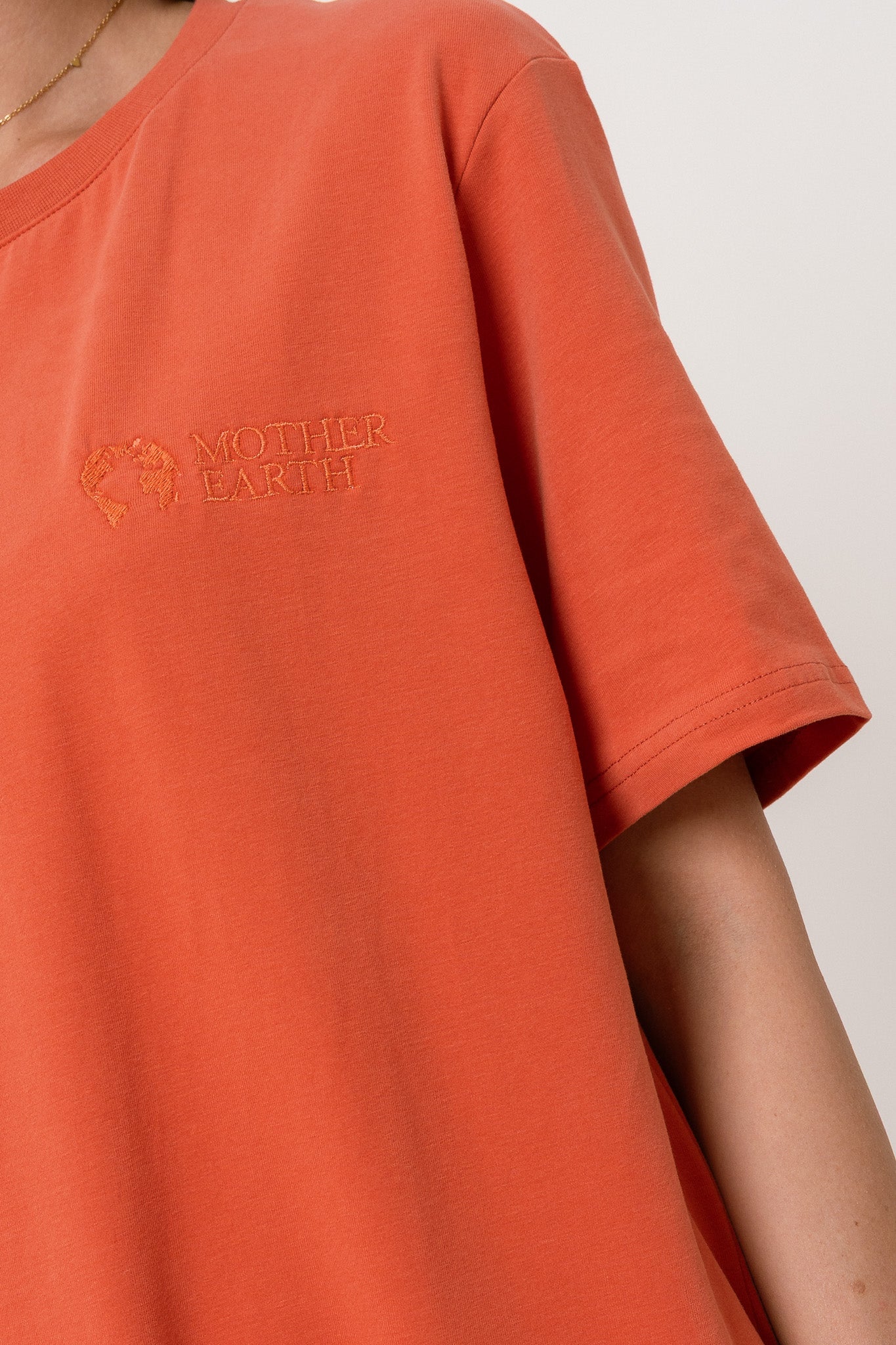 T-SHIRT OVERSIZE POMARAŃCZOWY- HURON