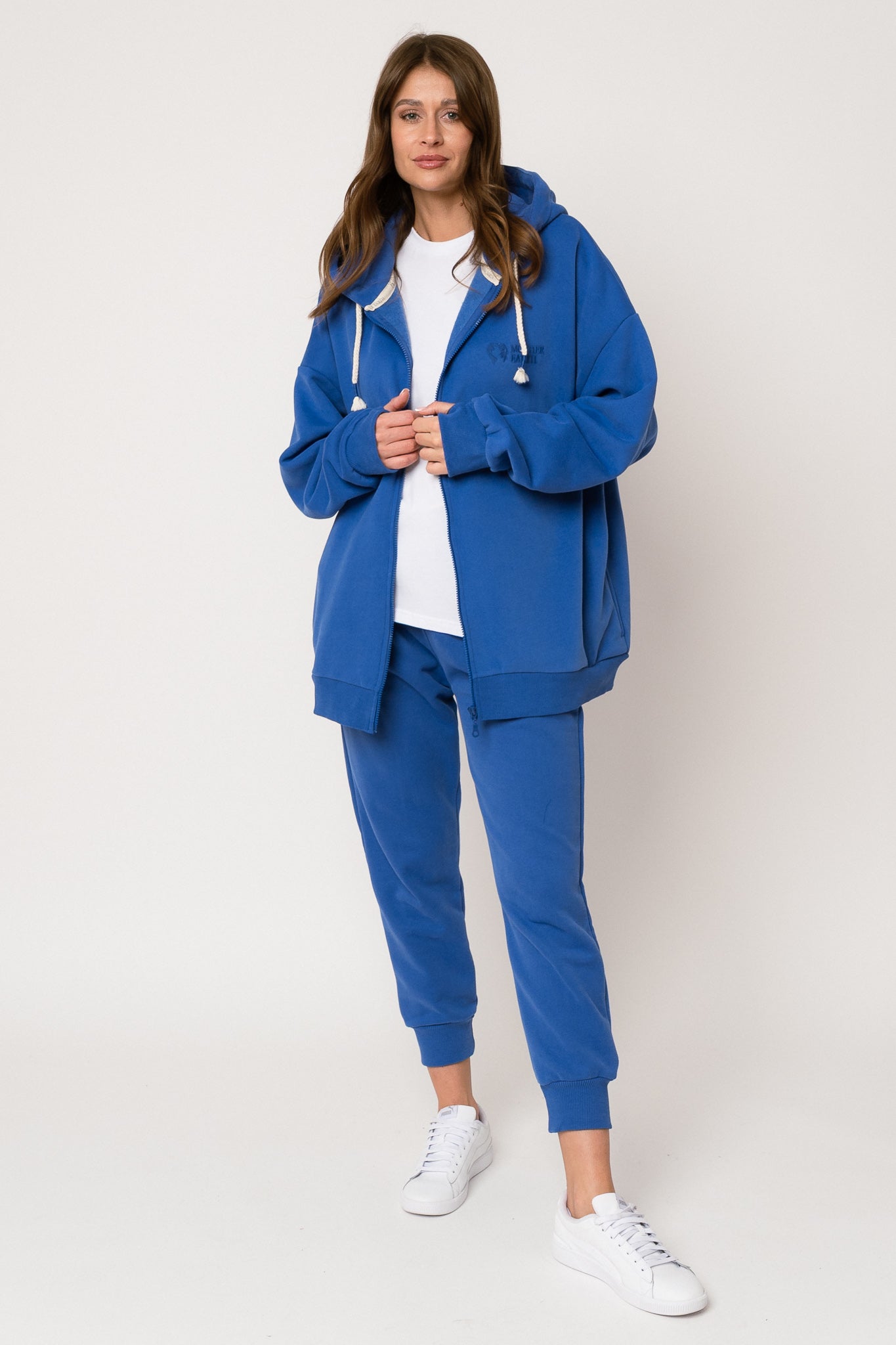 BLUZA Z KAPTUREM ROZPINANA CHABROWA - NIKO
