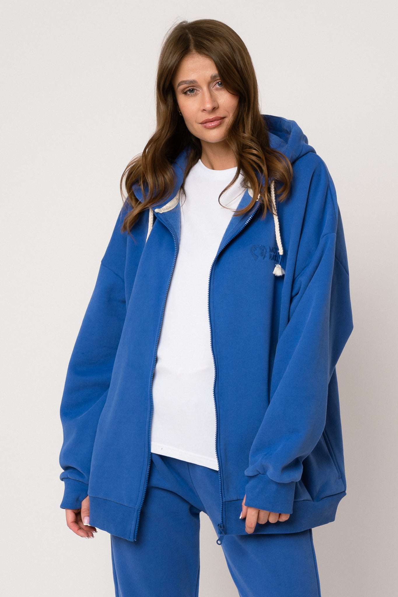 BLUZA Z KAPTUREM ROZPINANA CHABROWA - NIKO