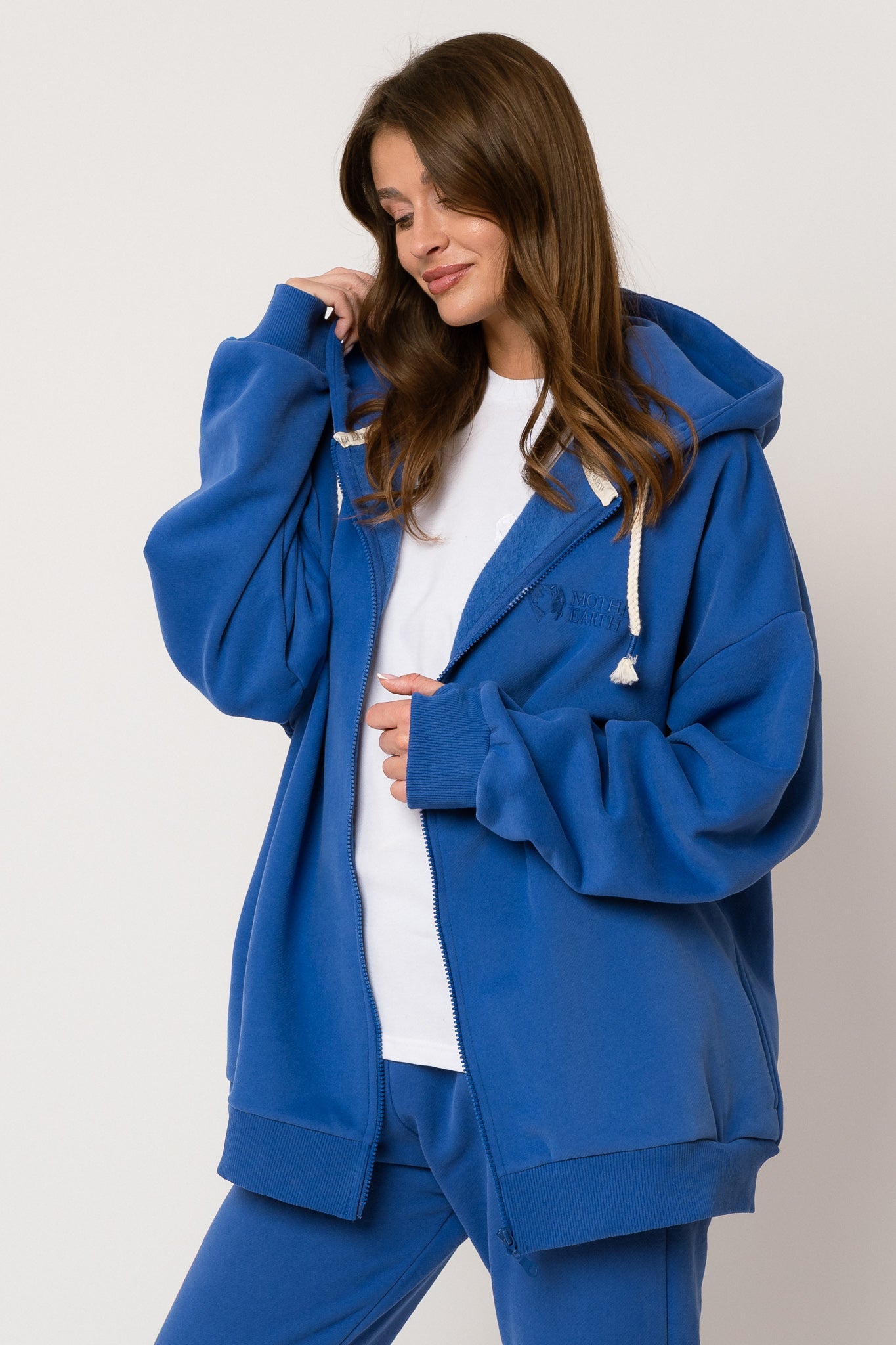 BLUZA Z KAPTUREM ROZPINANA CHABROWA - NIKO