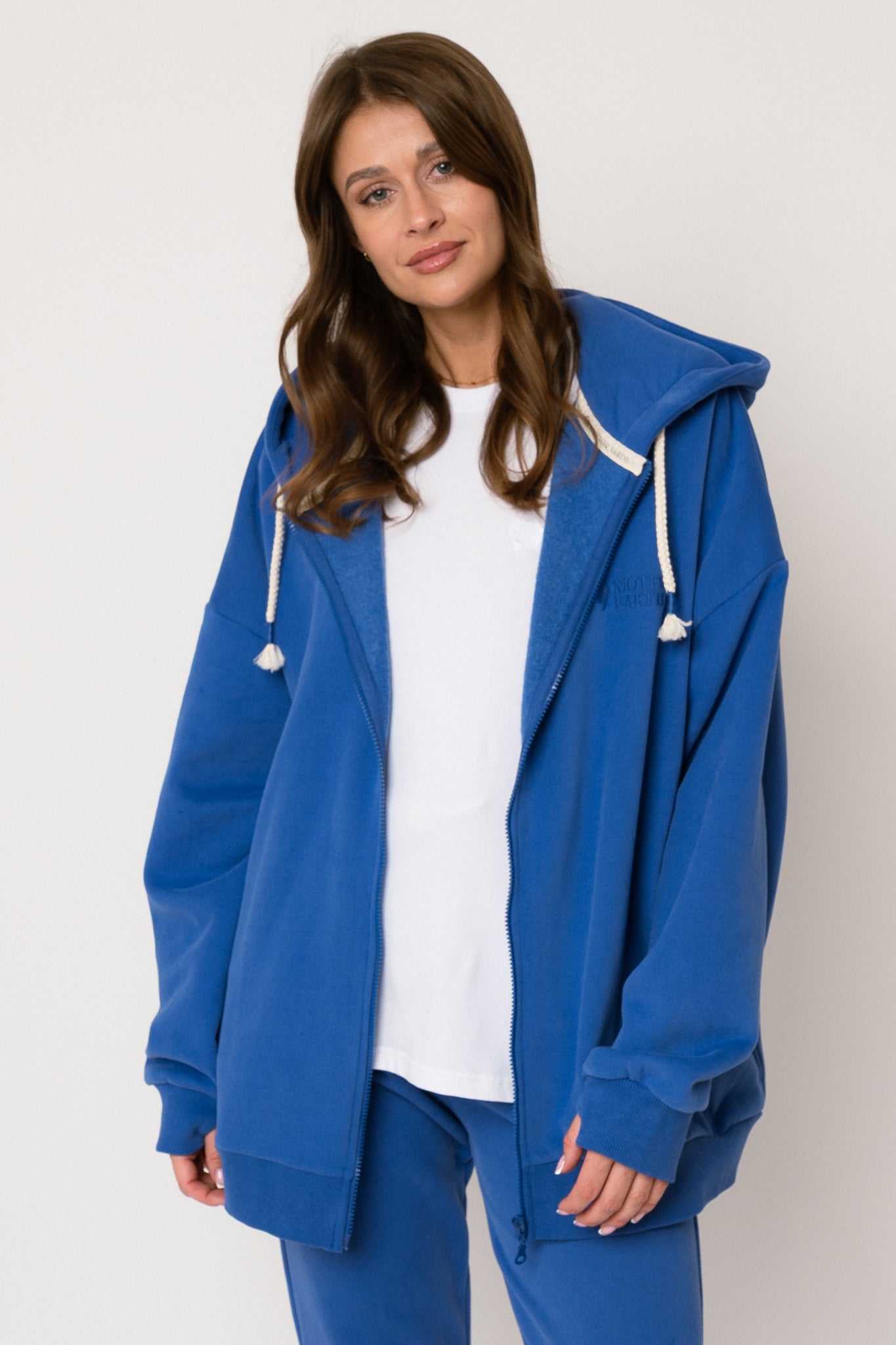 BLUZA Z KAPTUREM ROZPINANA CHABROWA - NIKO