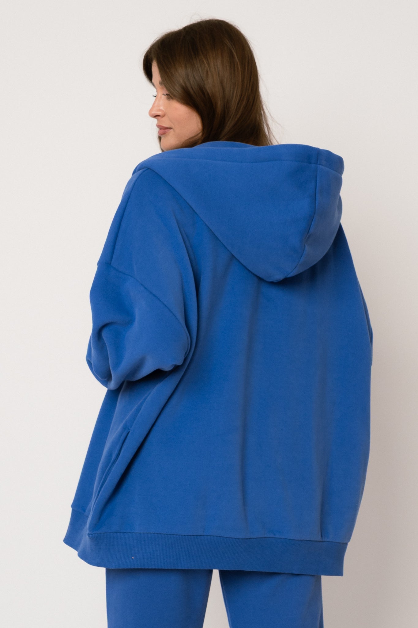 BLUZA Z KAPTUREM ROZPINANA CHABROWA - NIKO