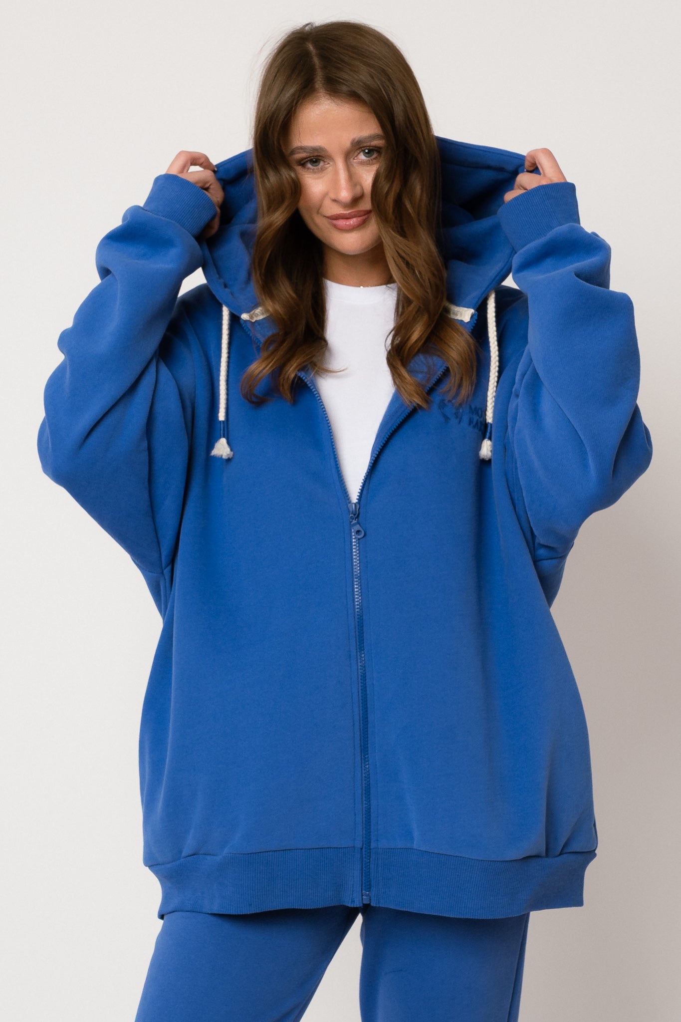 BLUZA Z KAPTUREM ROZPINANA CHABROWA - NIKO