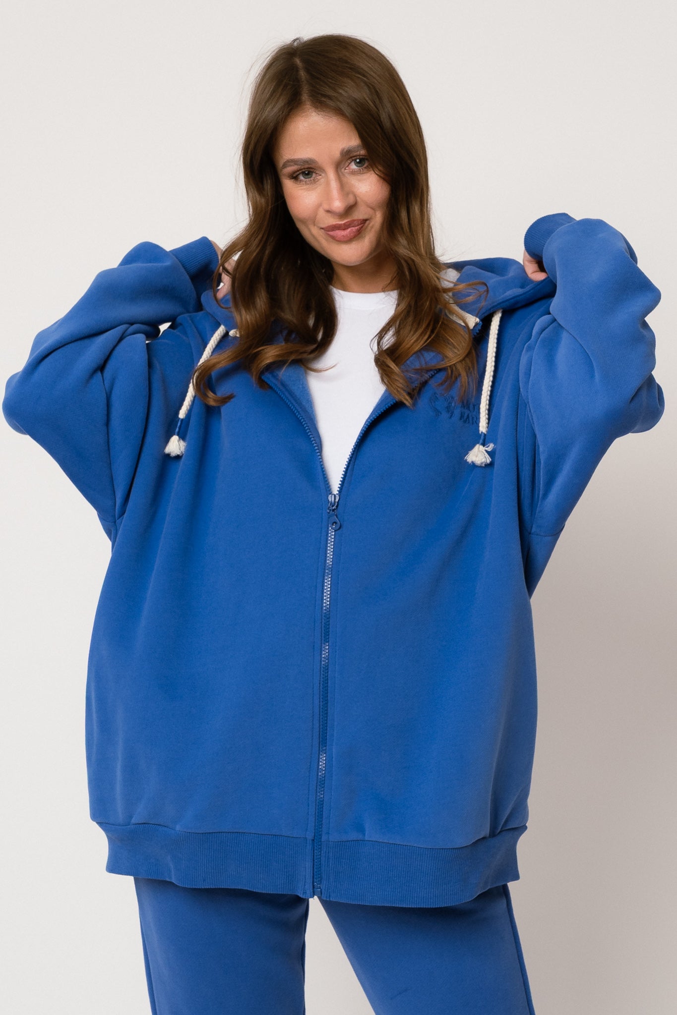 BLUZA Z KAPTUREM ROZPINANA CHABROWA - NIKO