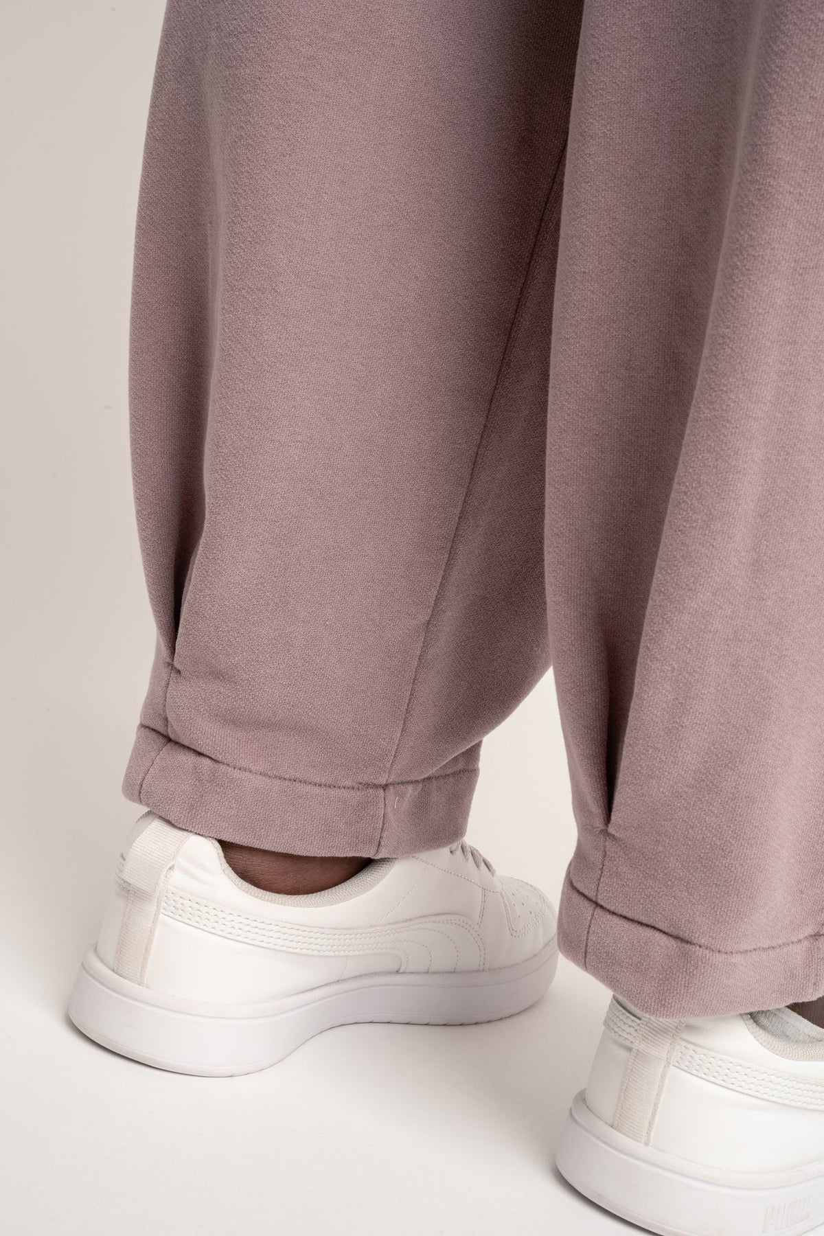 BALLOON FIT WASHED JOGGERS HEATHER - RIBE PETIT