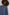 BLUZA OVERSIZE Z SZEROKIM DEKOLTEM GRANATOWA  - MULL