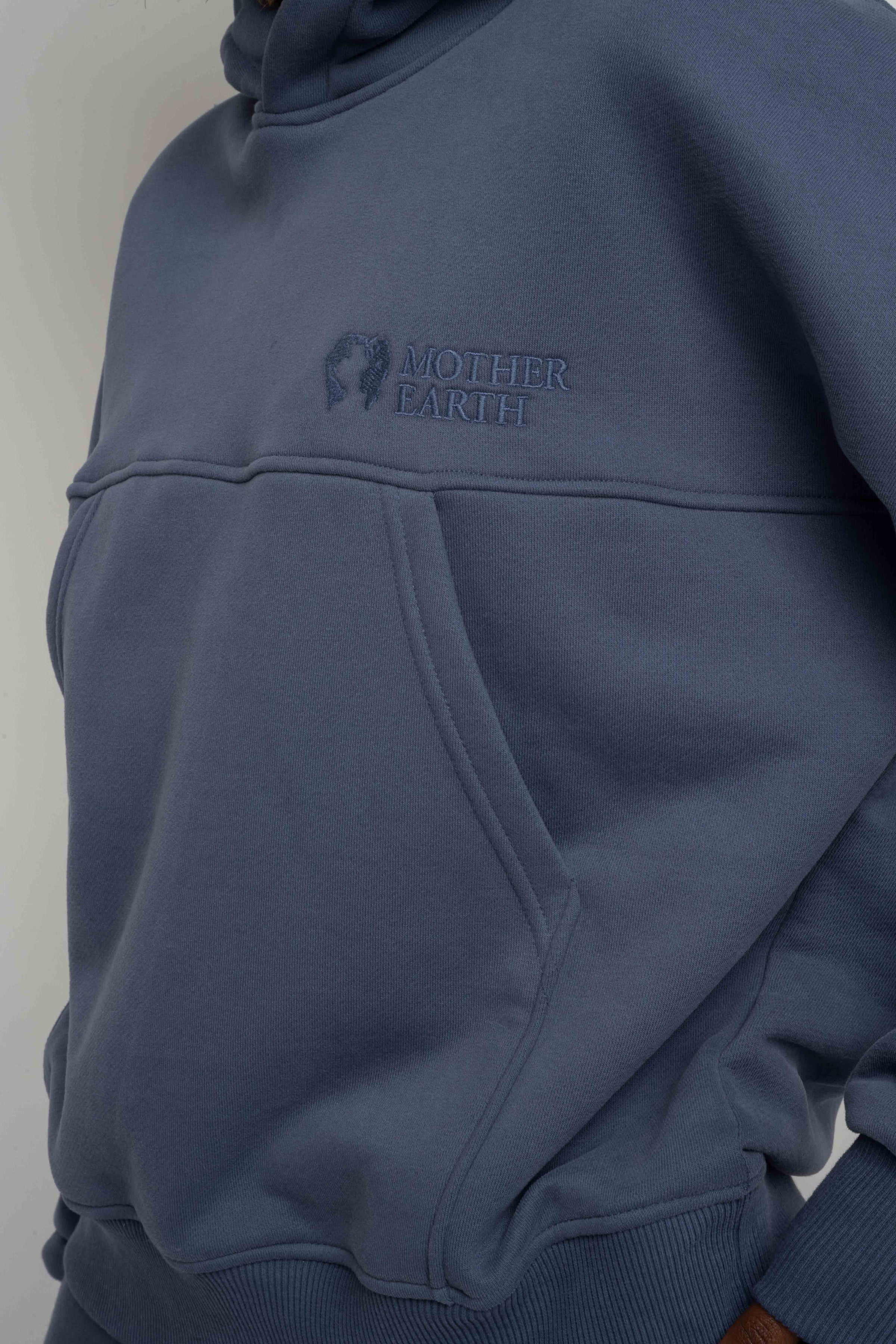 BLUZA Z KAPTUREM 2nd DROP GRANATOWA - MURIA