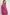 BLUZA Z DEKOLTEM OVERSIZE RÓŻOWA - BISCOE