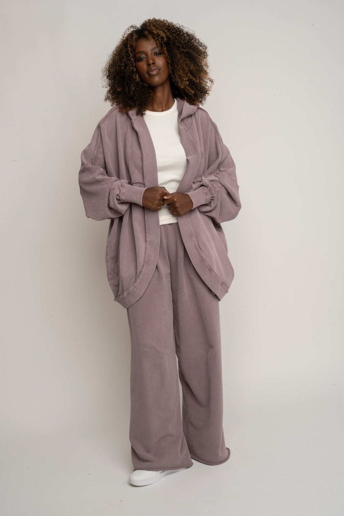 HEATHER WASHED SWEATSHIRT - LUND