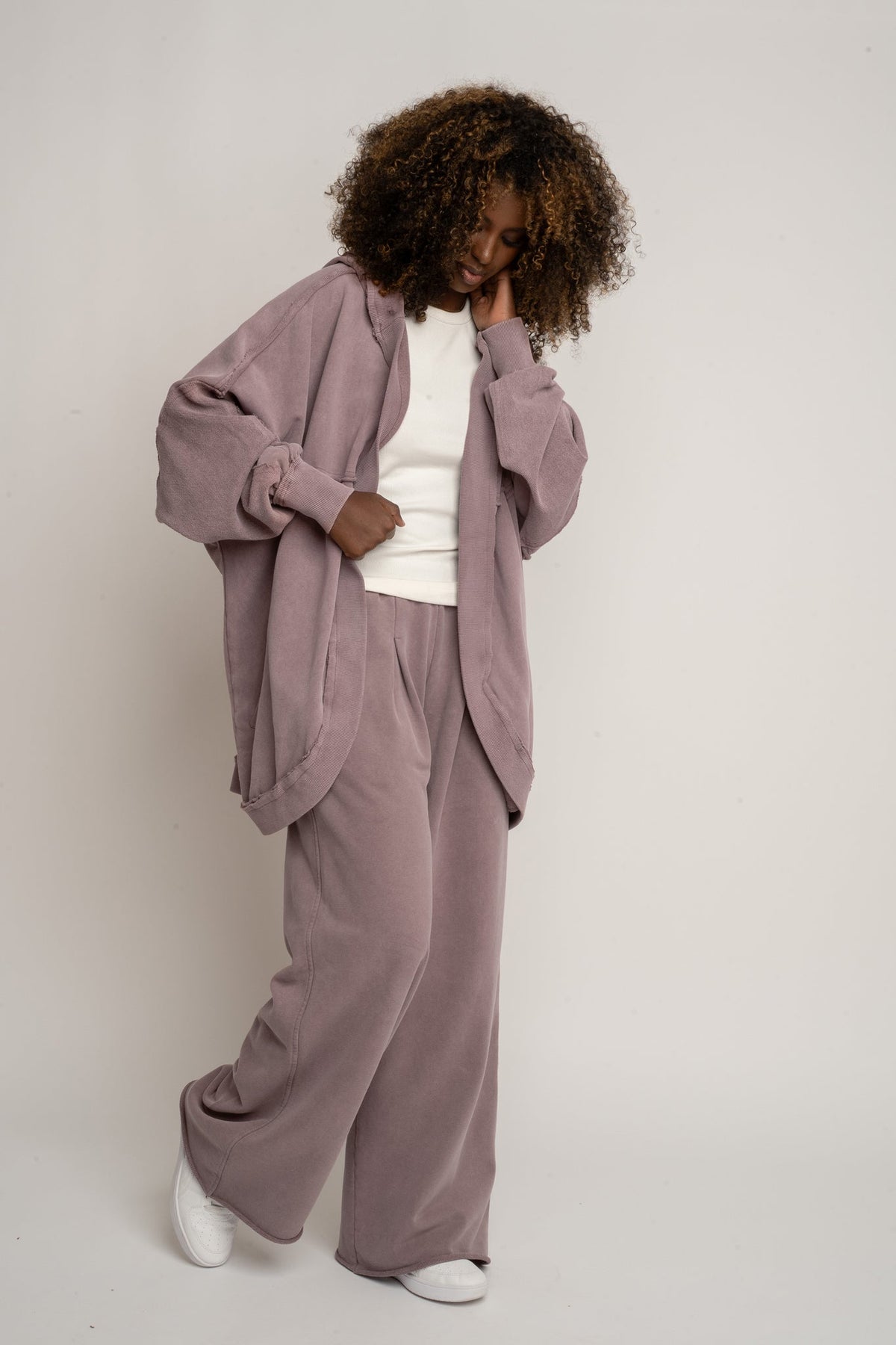HEATHER WASHED SWEATSHIRT - LUND