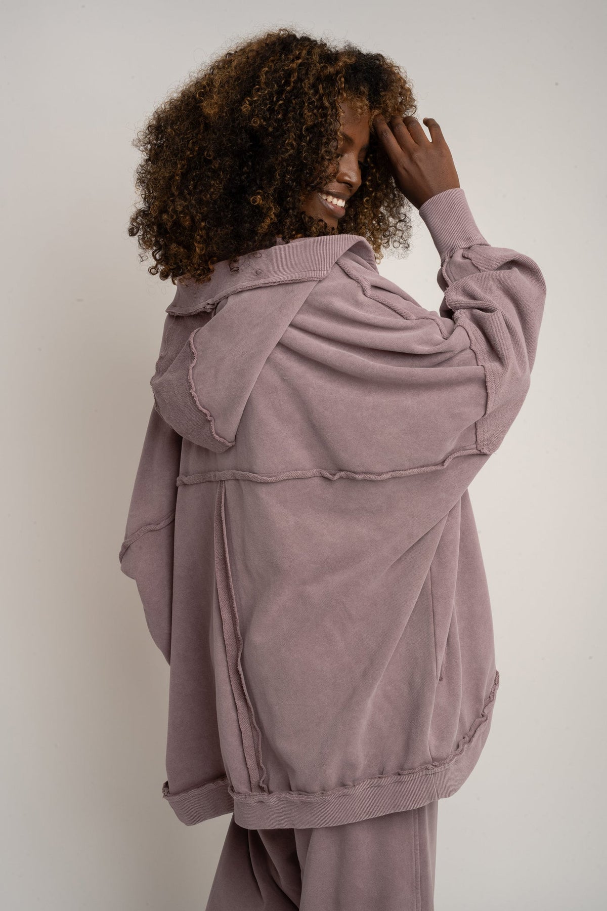 HEATHER WASHED SWEATSHIRT - LUND
