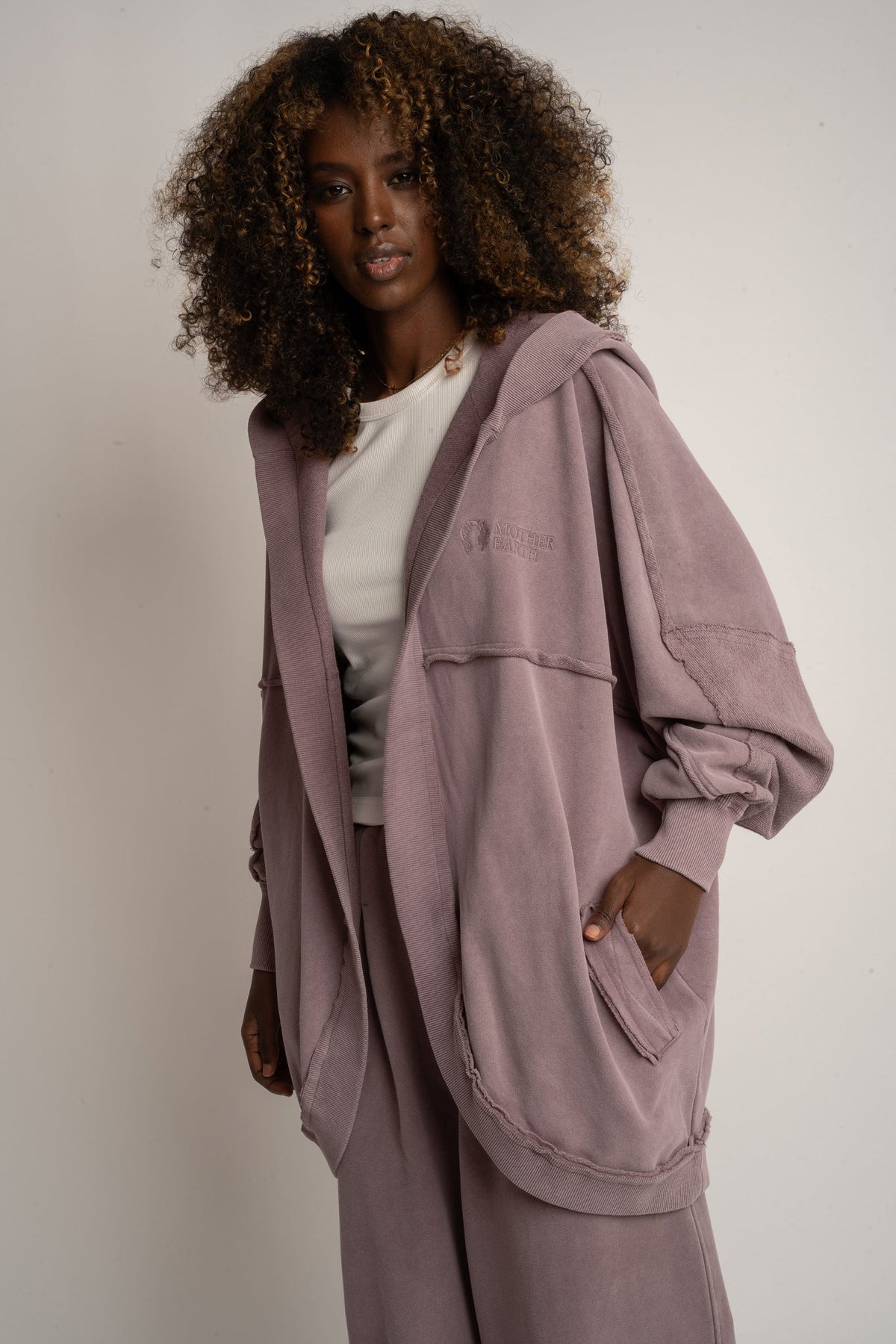 HEATHER WASHED SWEATSHIRT - LUND
