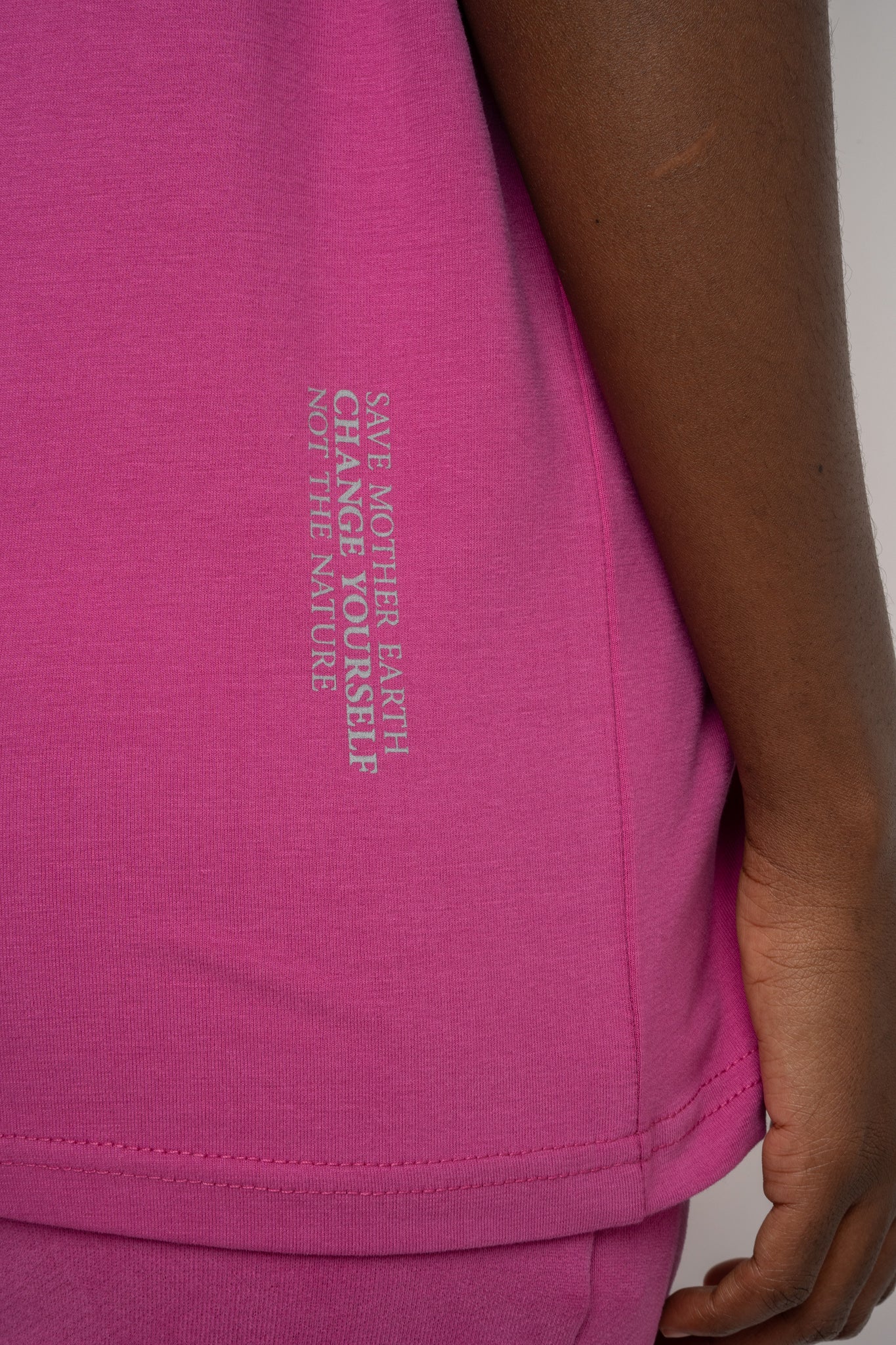 T-SHIRT DAMSKI RÓŻOWY - OYSTER