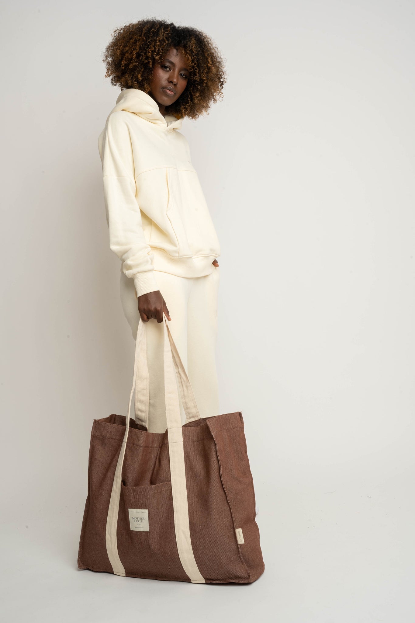 TORBA TYPU SHOPPER  BAG JASNOBRĄZOWA - LIDO