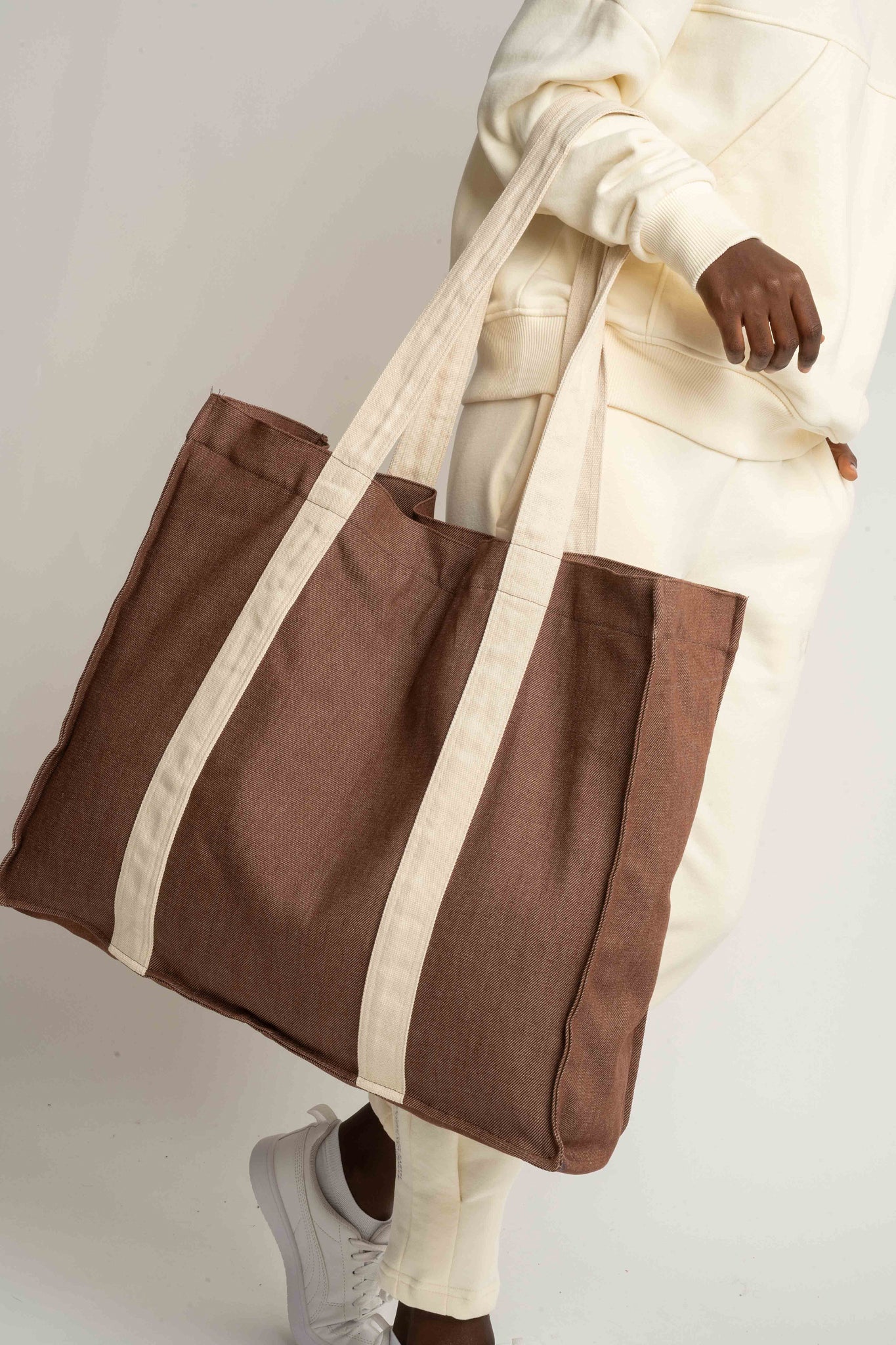 TORBA TYPU SHOPPER  BAG JASNOBRĄZOWA - LIDO