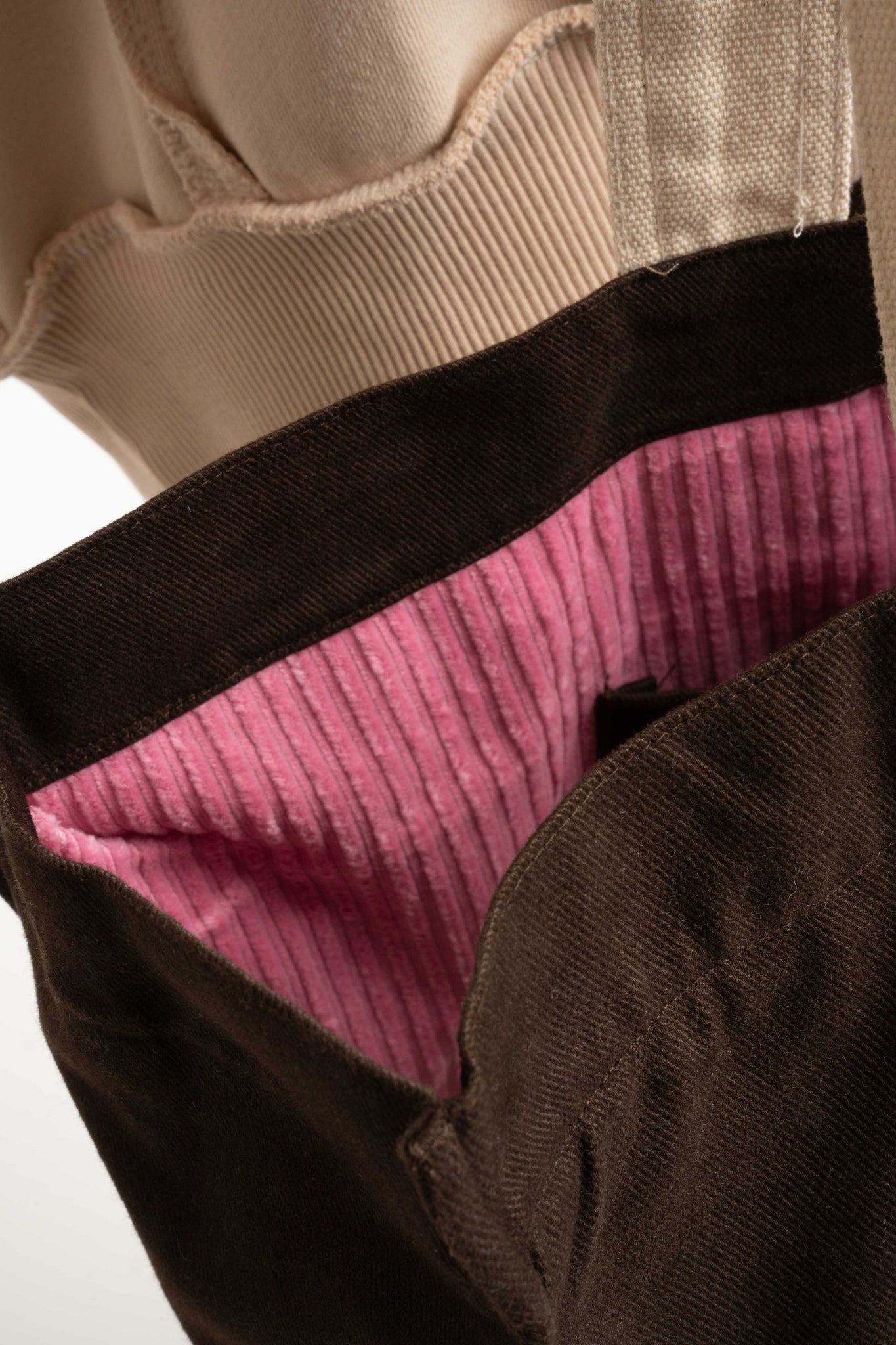 TORBA TYPU SHOPPER  BAG BRĄZOWA - LIDO