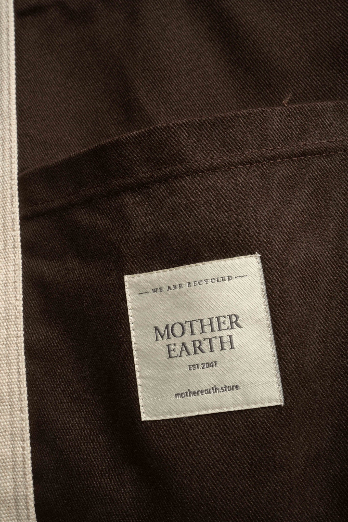 TORBA TYPU SHOPPER  BAG BRĄZOWA - LIDO