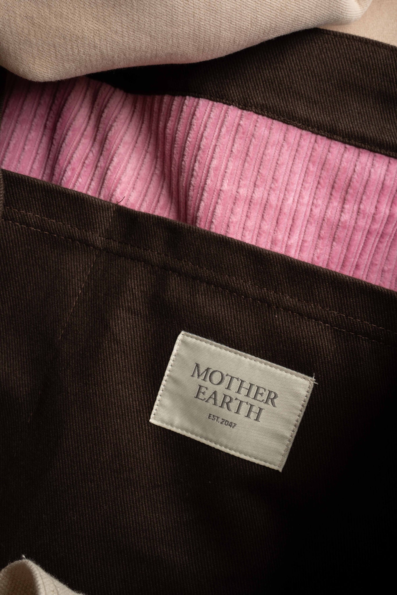 TORBA TYPU SHOPPER  BAG BRĄZOWA - LIDO