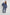 BLUZA Z DEKOLTEM OVERSIZE GRANATOWA - BISCOE