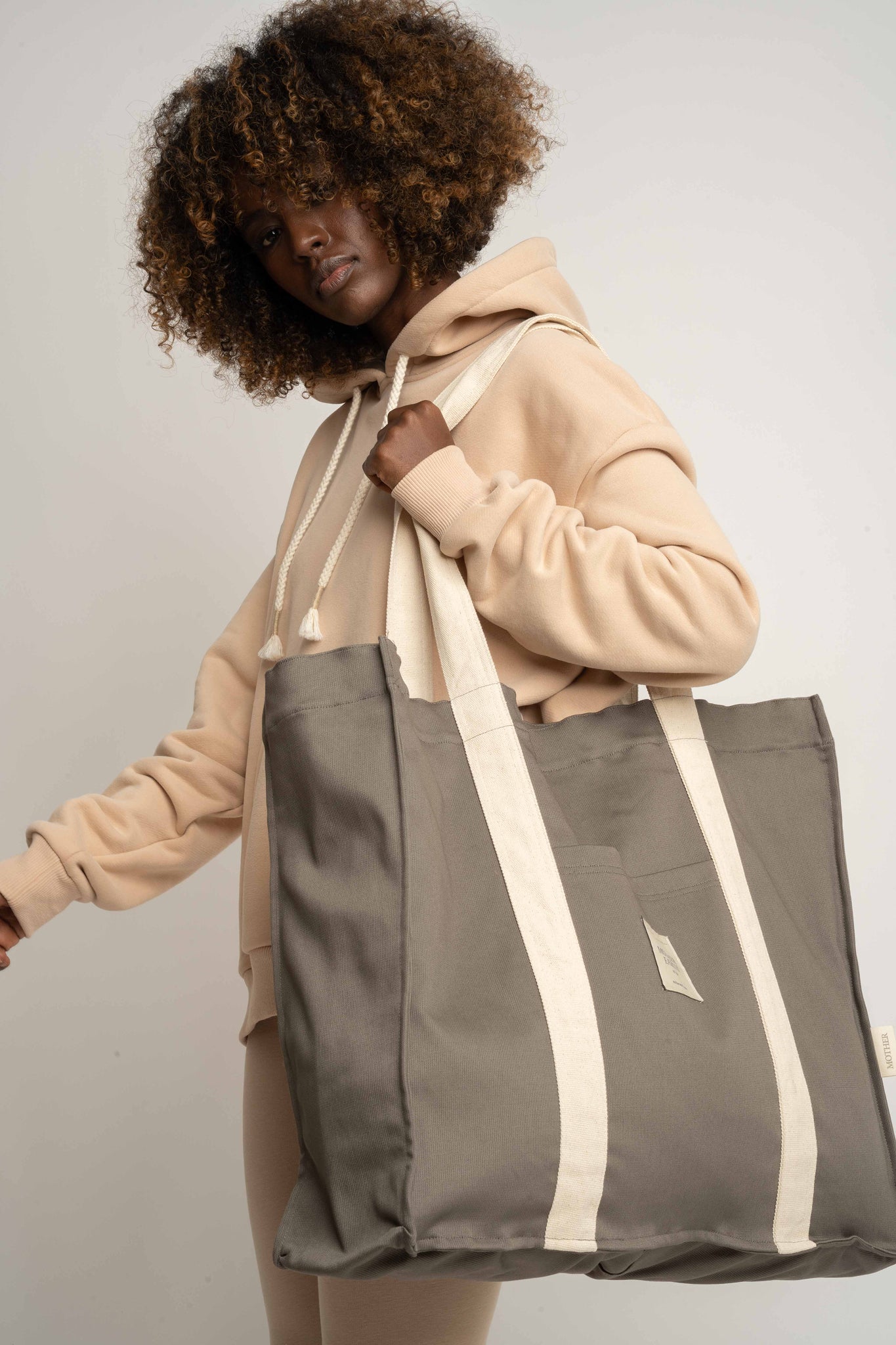 TORBA TYPU SHOPPER  BAG GRAFITOWA - LIDO