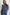 BLUZA Z DEKOLTEM OVERSIZE GRANATOWA - BISCOE