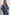 BLUZA Z DEKOLTEM OVERSIZE GRANATOWA - BISCOE