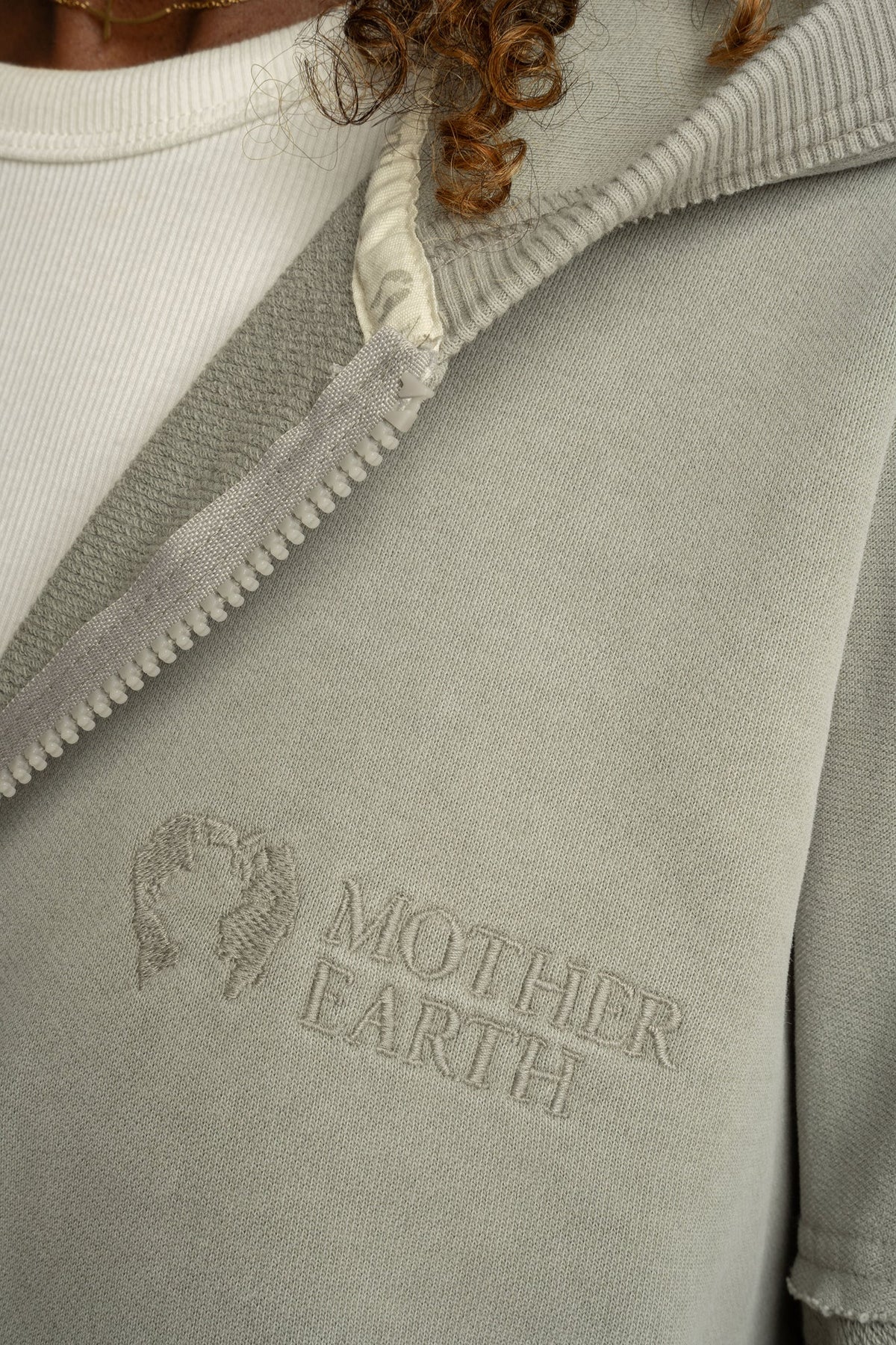 OVERSIZED HOODIE WITH WASHED EFFECT OLIVE - TRONDHEIM