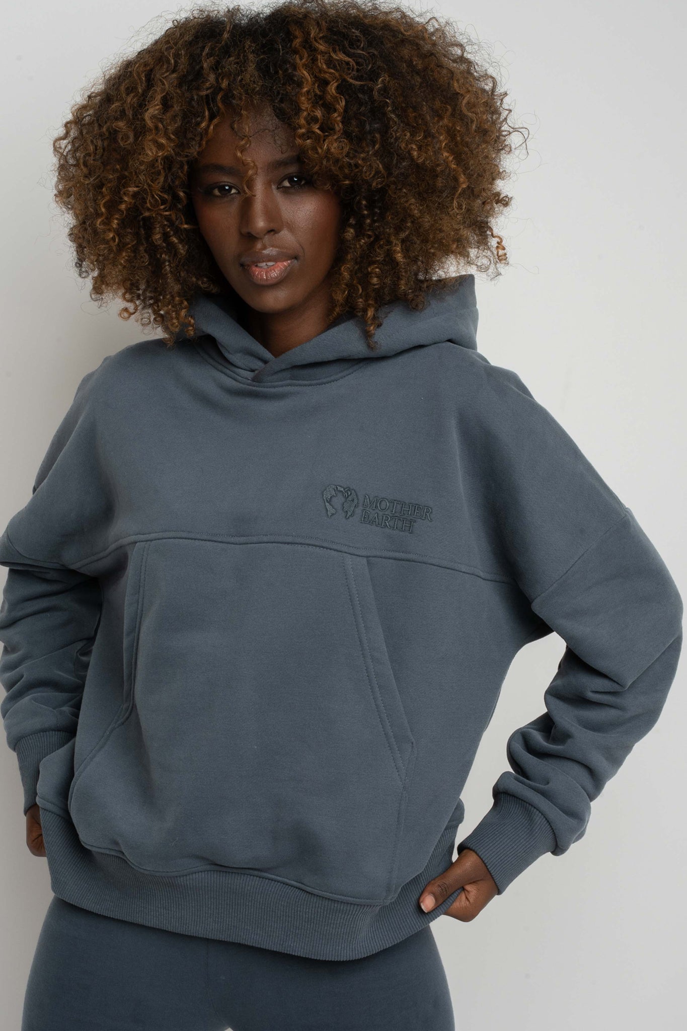 BLUZA Z KAPTUREM 2nd DROP GRAFITOWA - MURIA