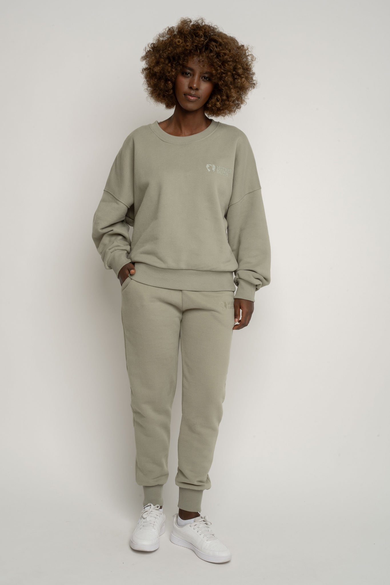 BLUZA TYPU CREWNECK OLIWKOWA - OZARK