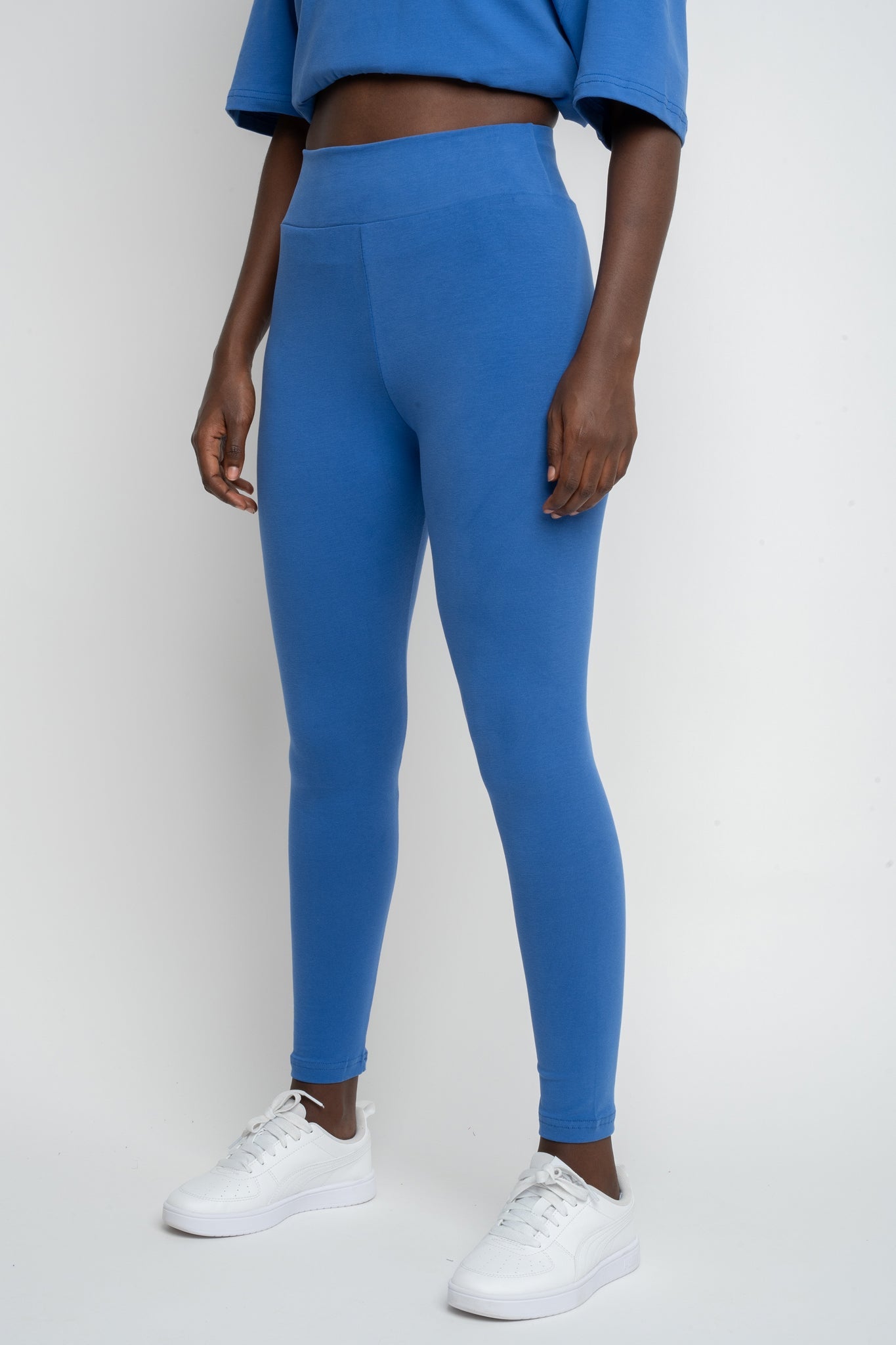 BAWEŁNIANE LEGGINSY CHABROWE - LUIZIANA