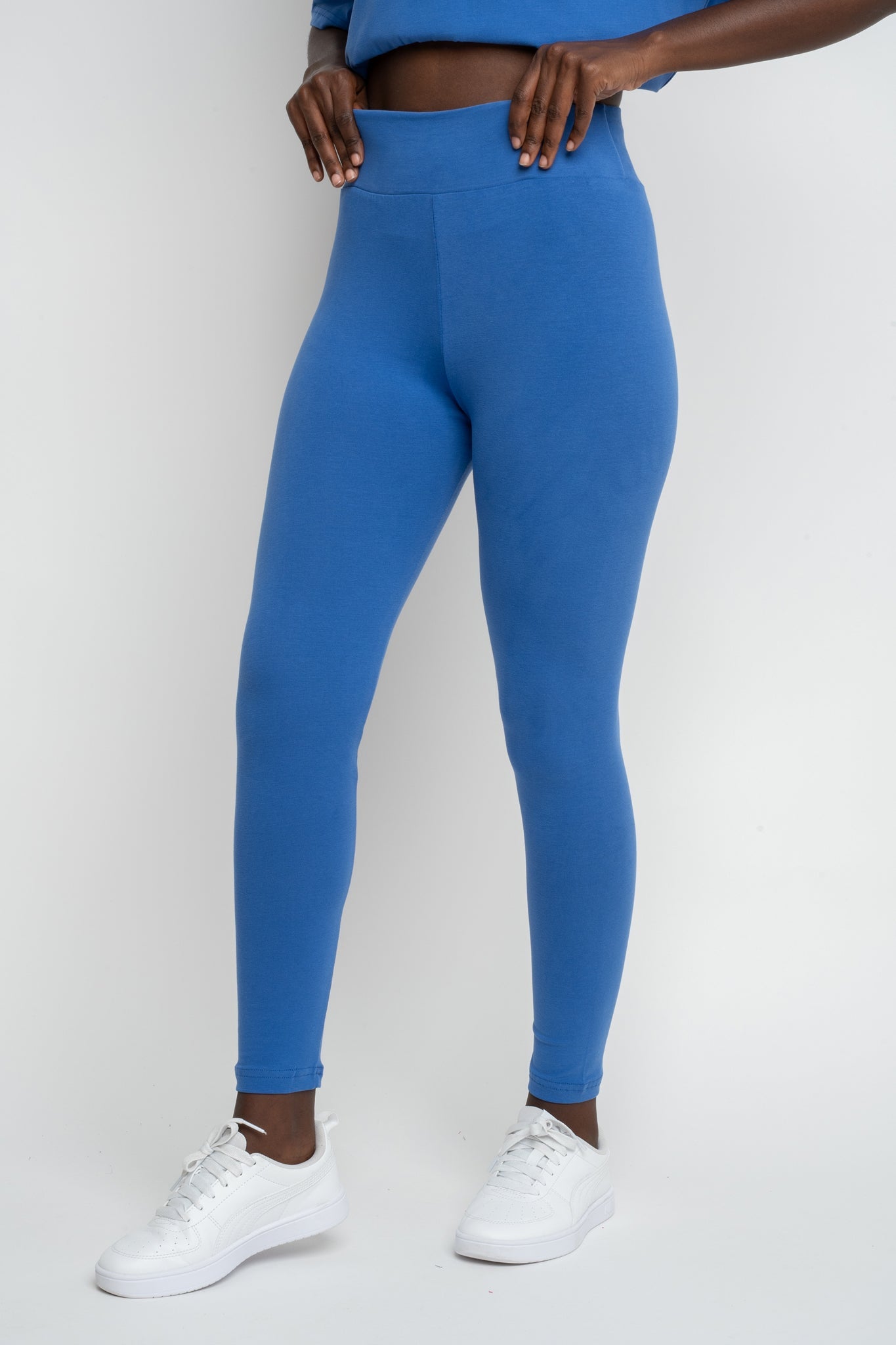 BAWEŁNIANE LEGGINSY CHABROWE - LUIZIANA