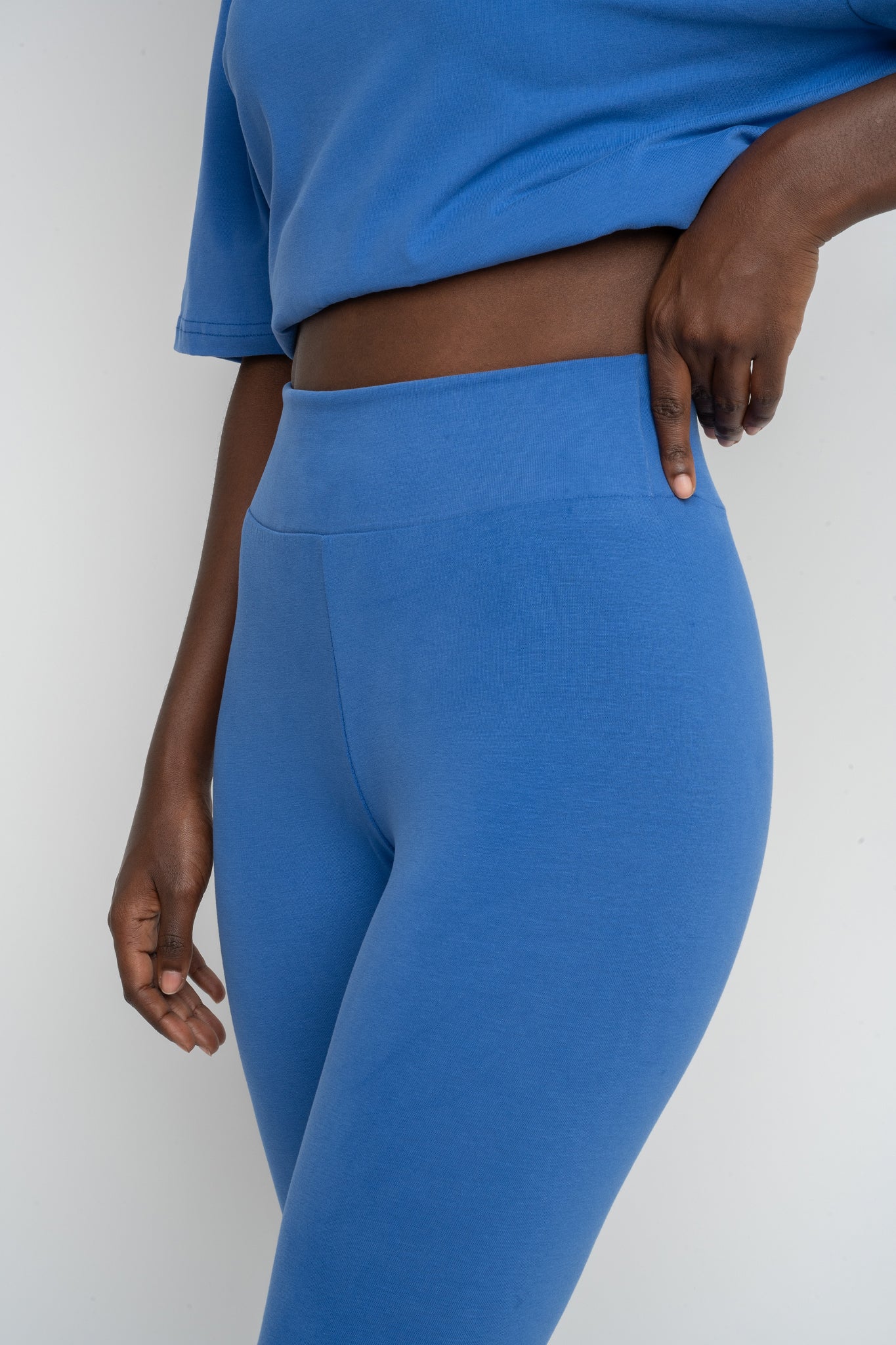 BAWEŁNIANE LEGGINSY CHABROWE - LUIZIANA