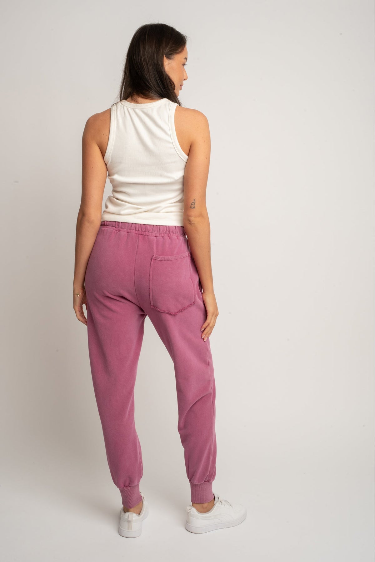 WASHED JOGGERS PINK - ODENSE