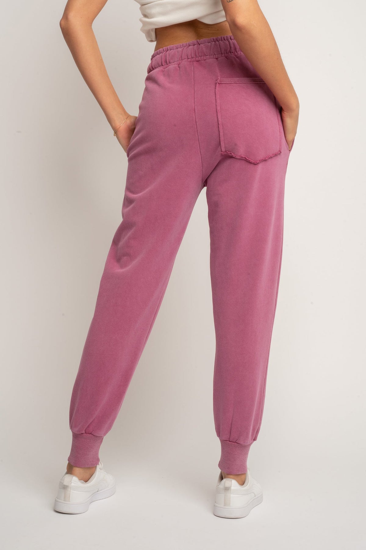 WASHED JOGGERS PINK - ODENSE