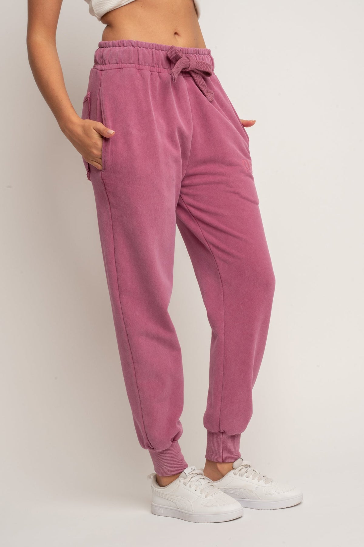 WASHED JOGGERS PINK - ODENSE