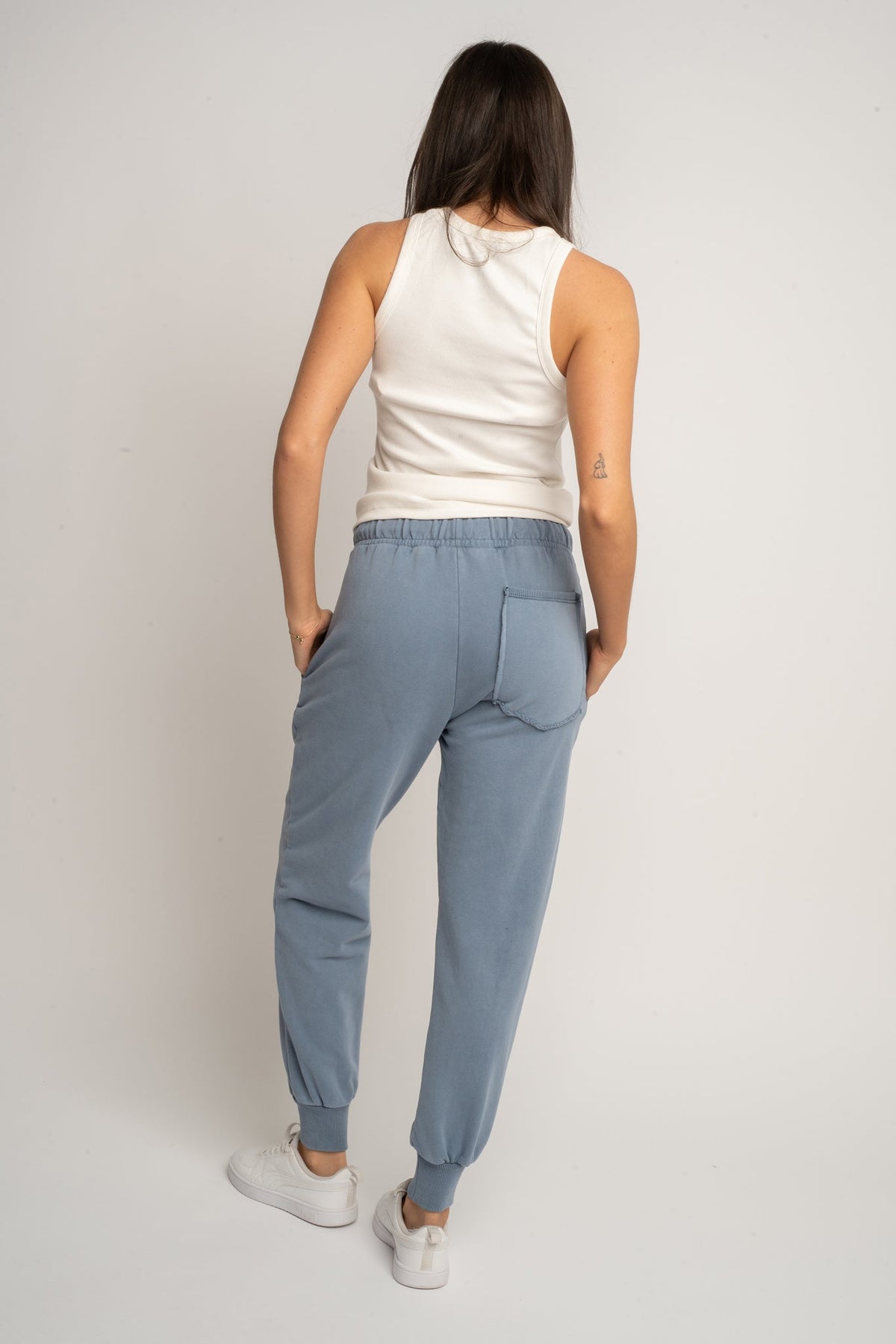 BLUE WASHED JOGGERS - ODENSE