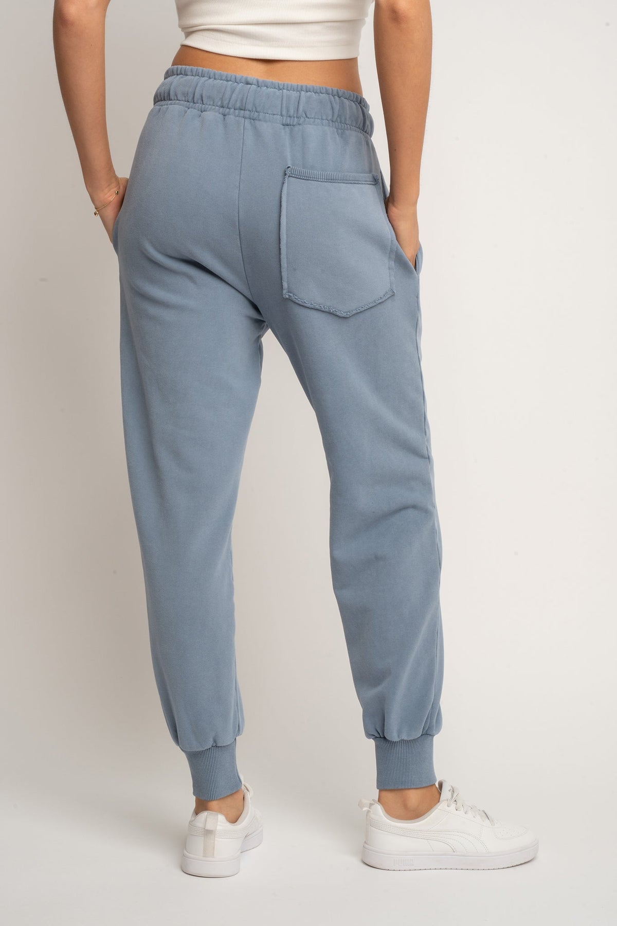 BLUE WASHED JOGGERS - ODENSE