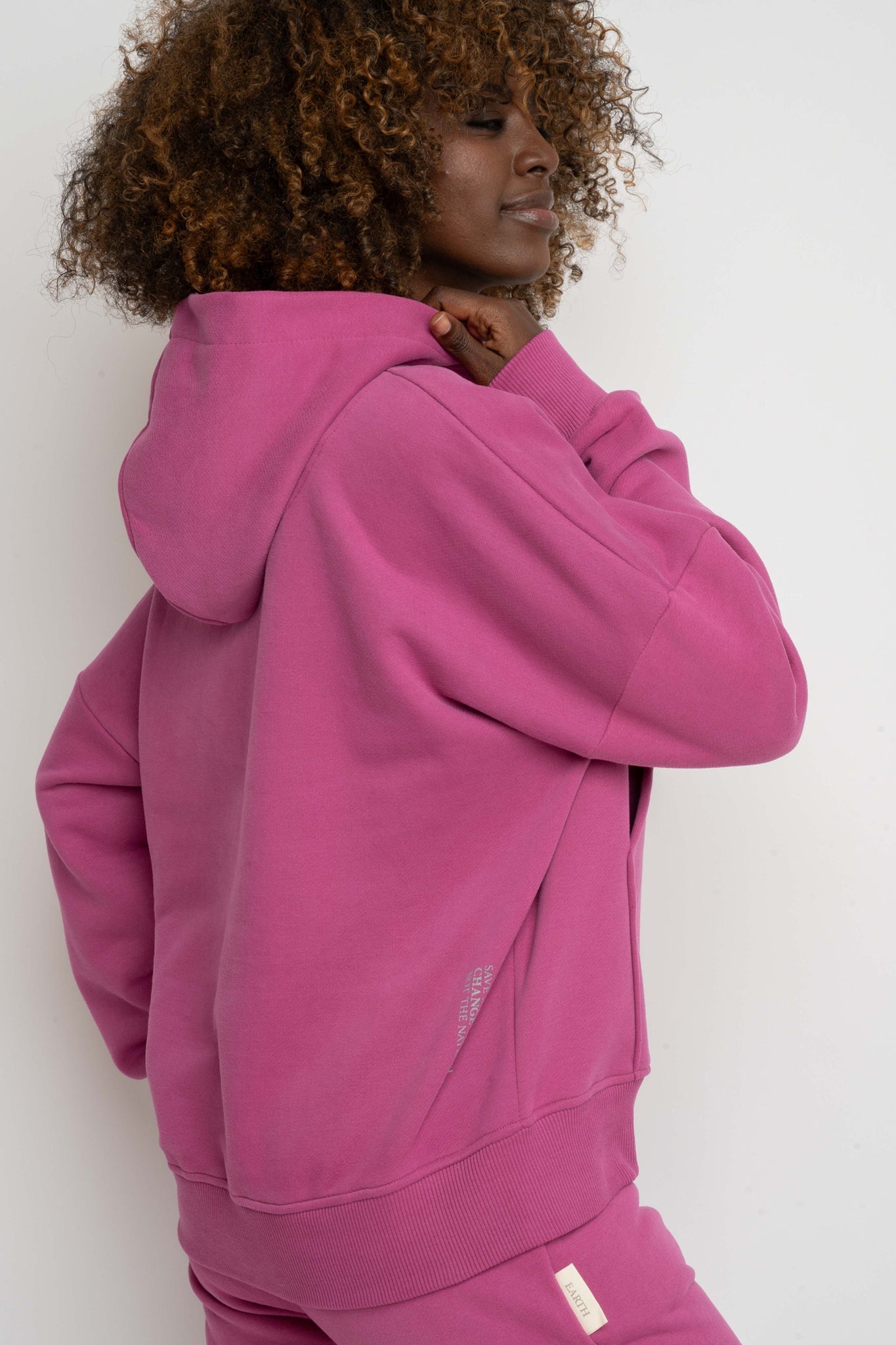 BLUZA Z KAPTUREM 2nd DROP RÓŻOWA - MURIA