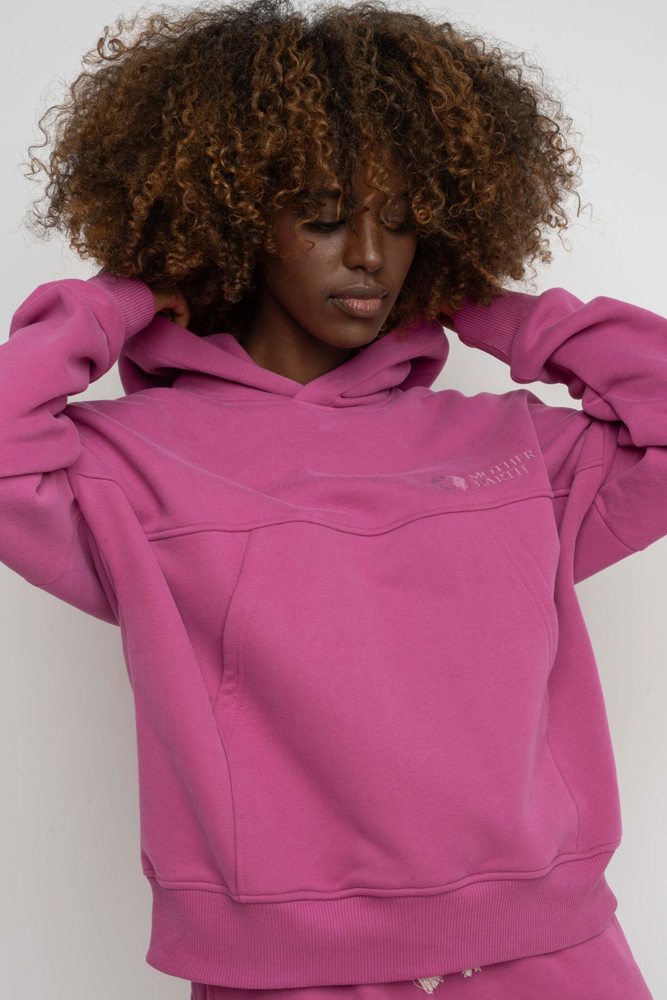 BLUZA Z KAPTUREM 2nd DROP RÓŻOWA - MURIA